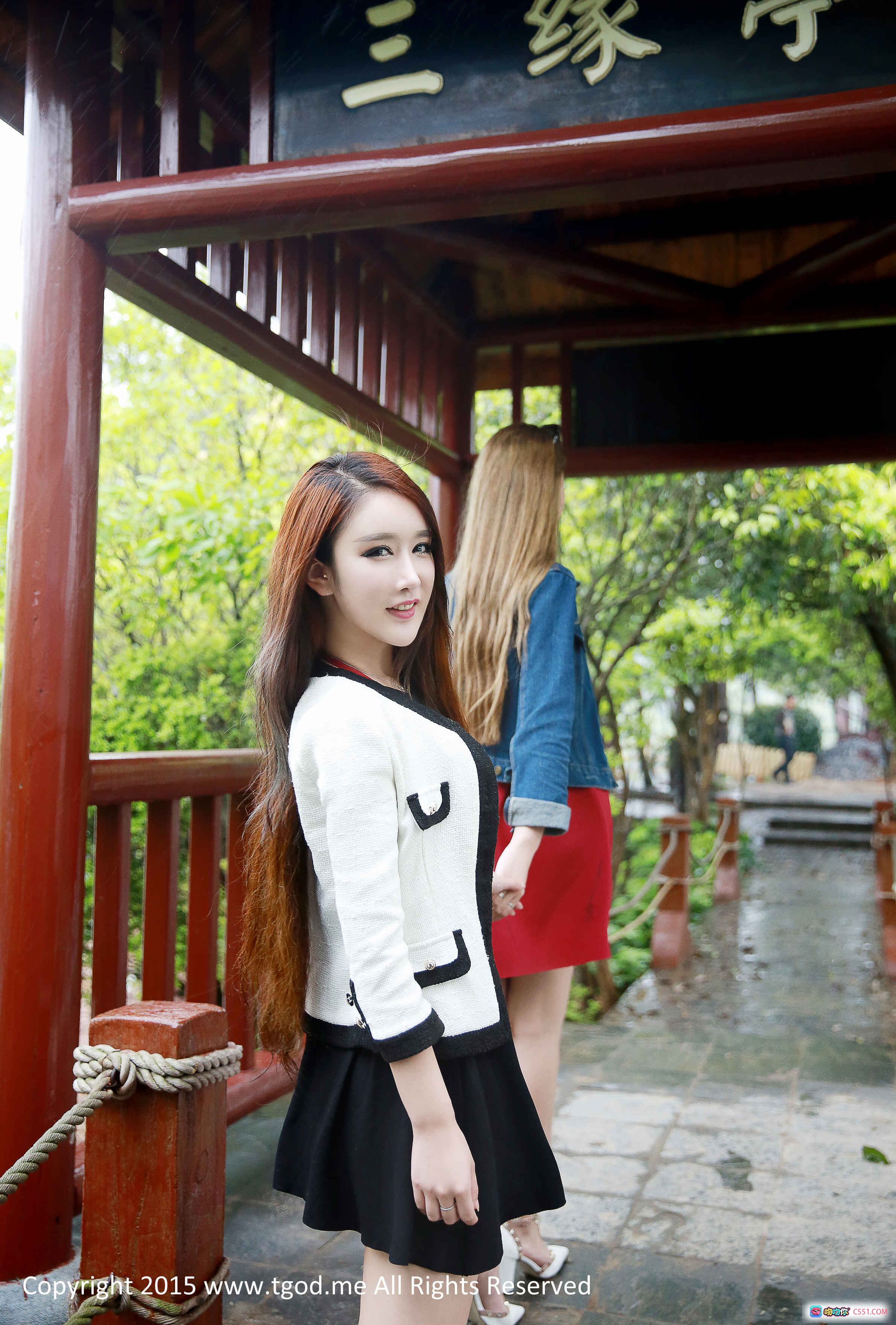 图片[8] - 九江庐山西海游艇女神万慧婧龚紫瑄白色连衣裙写真2015清新自然风光旅拍 - 就要吻