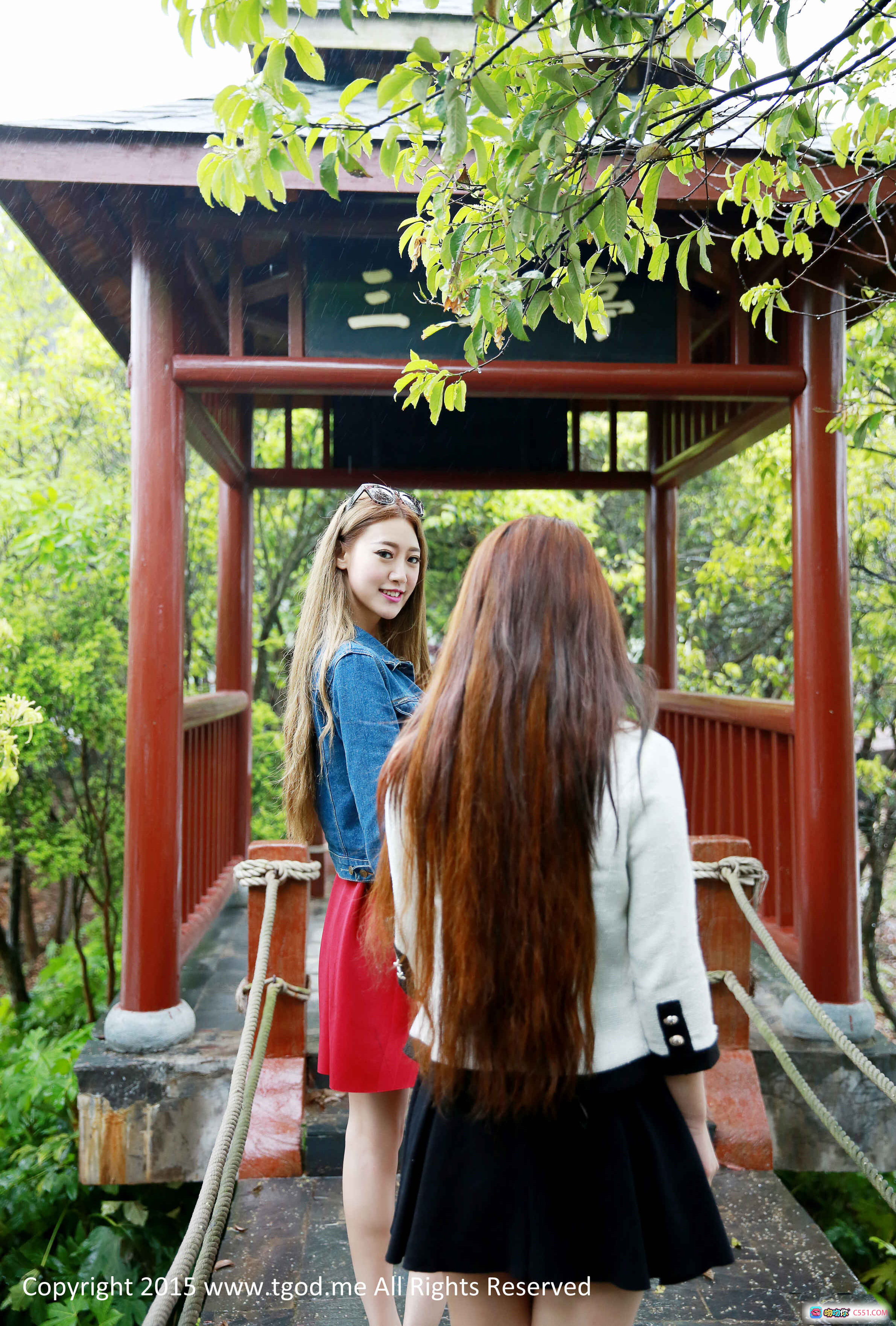 图片[9] - 九江庐山西海游艇女神万慧婧龚紫瑄白色连衣裙写真2015清新自然风光旅拍 - 就要吻