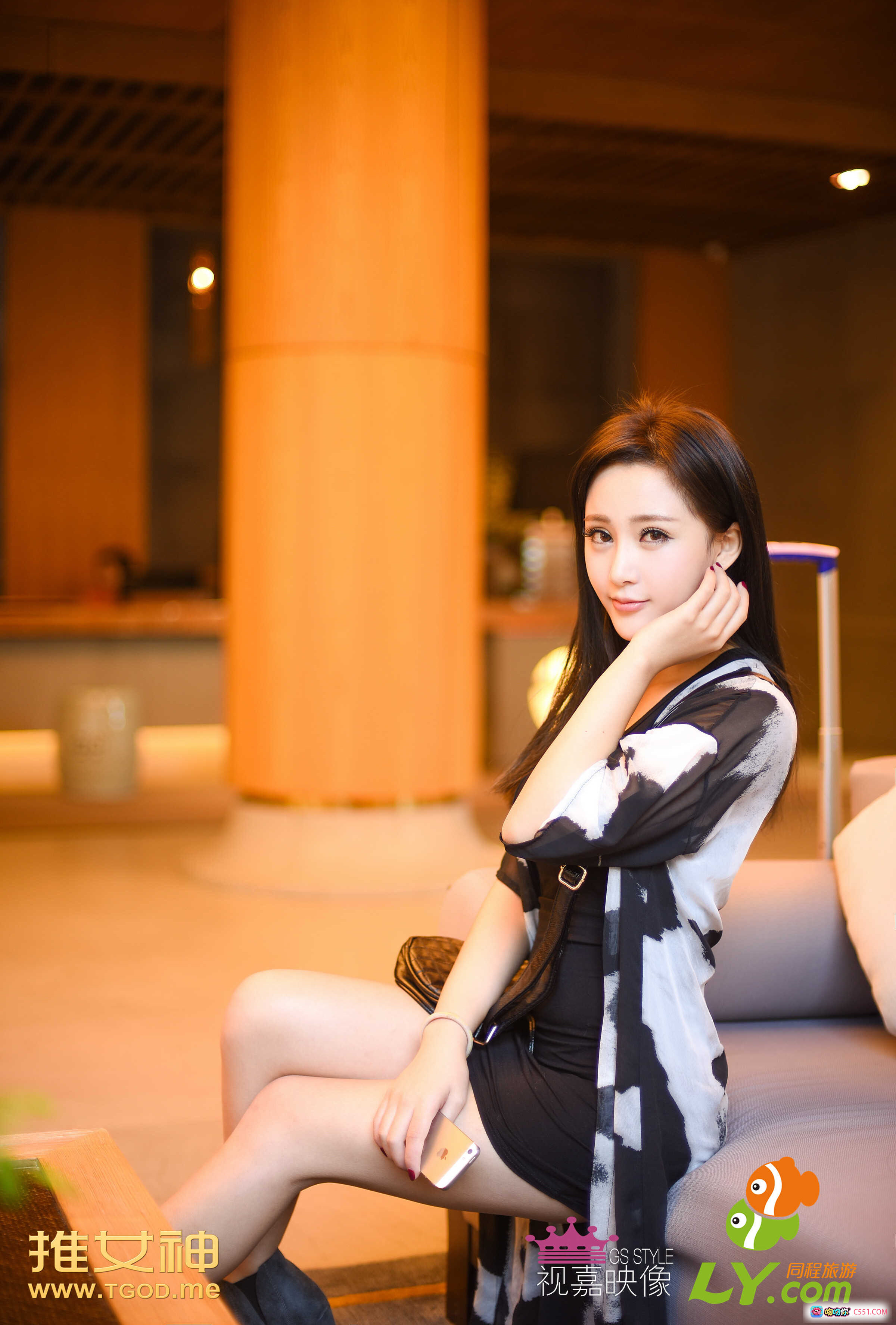 图片[9] - 黄山温泉女神戴唯一私享写真 | 木亭绿植环绕 | 白色泳衣优雅坐姿 | 推女神2014经典旅拍 - 就要吻