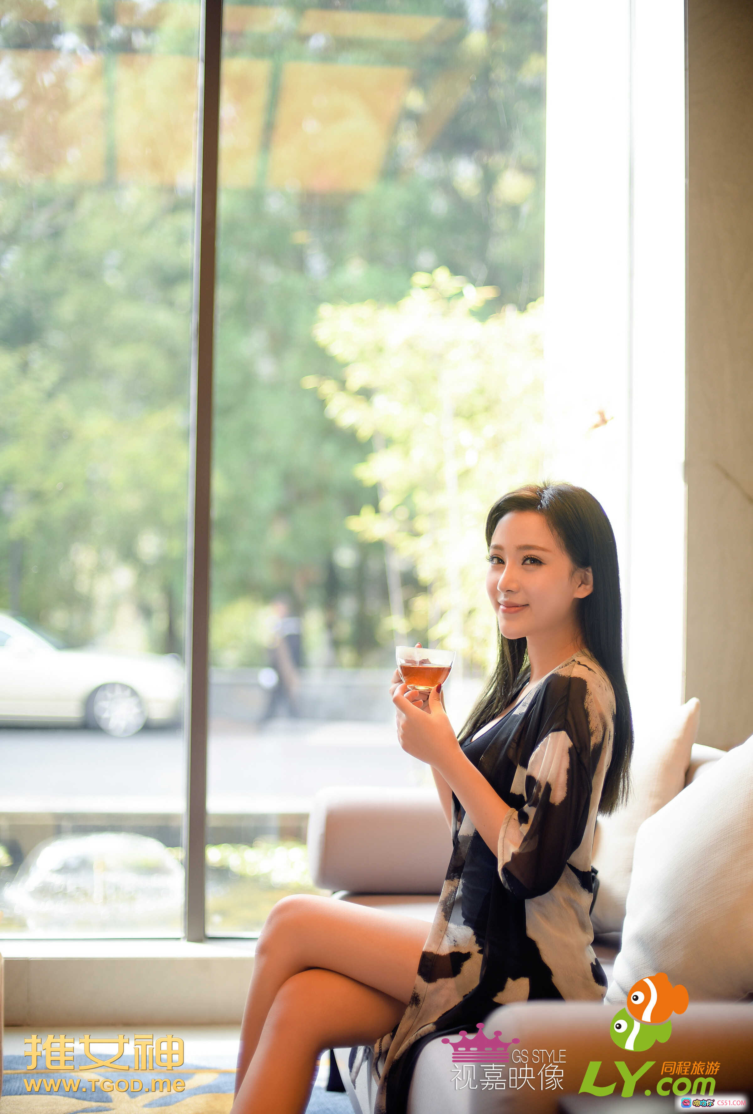 图片[6] - 黄山温泉女神戴唯一私享写真 | 木亭绿植环绕 | 白色泳衣优雅坐姿 | 推女神2014经典旅拍 - 就要吻