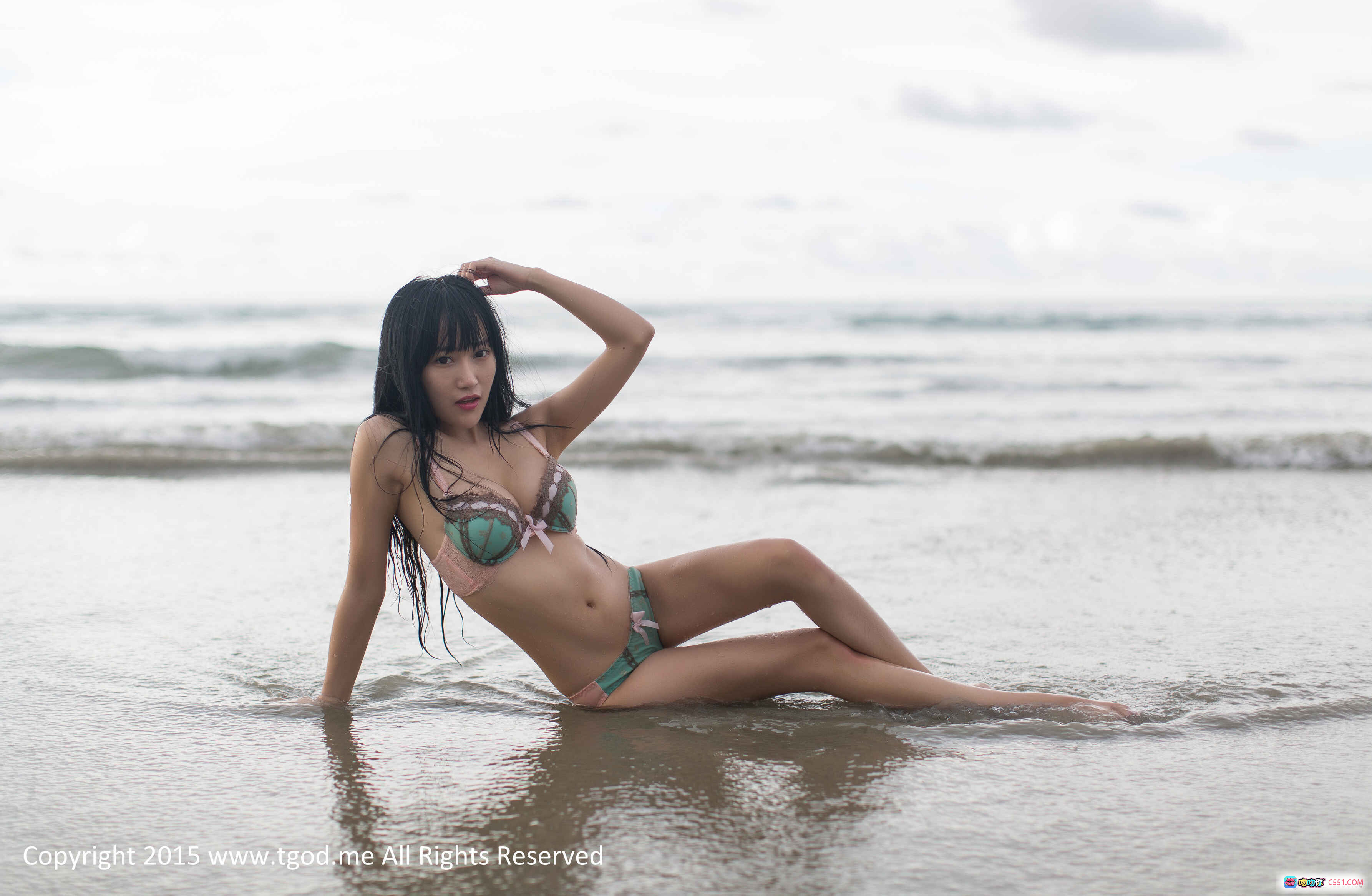 图片[6] - 川音校花杨上萱海边比基尼写真 2015清新自然沙滩风情摄影集 - 就要吻