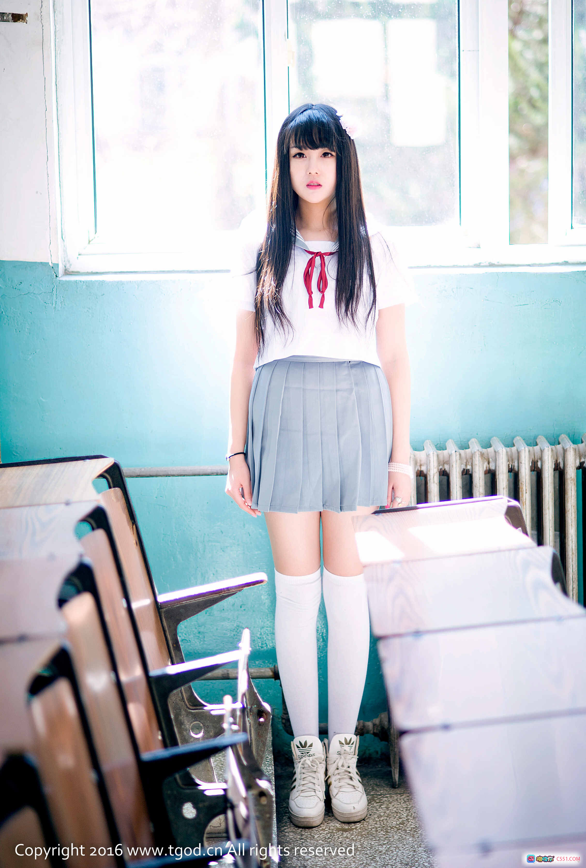 图片[2] - 童颜巨乳伊伊Eva儿童节写真｜粉色蕾丝猫耳少女风｜TGOD推女神2016精选美图 - 就要吻