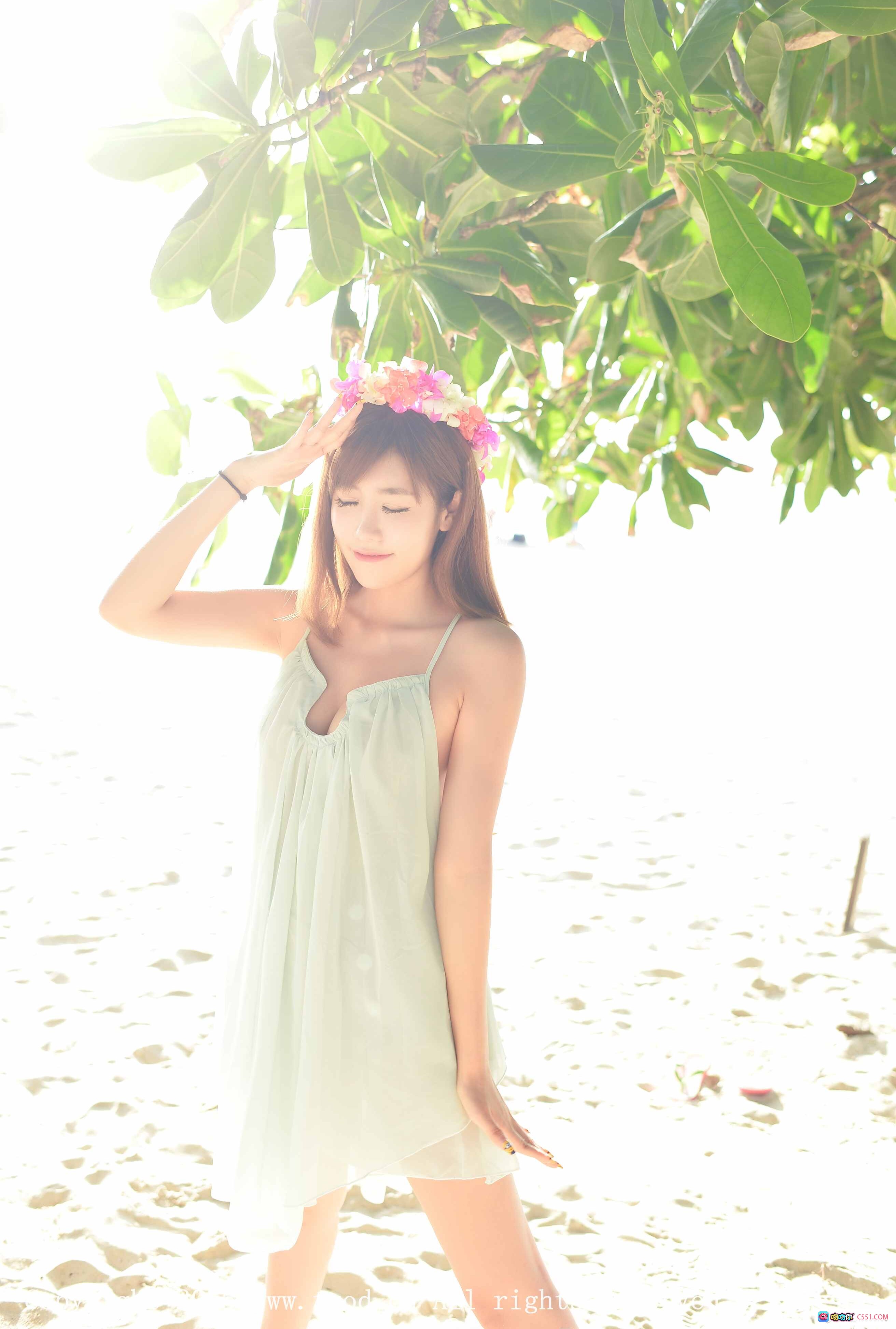 图片[10] - 普吉岛旅拍美女比基尼写真｜红蓝泳装沙滩躺椅度假风情｜TGOD2015精选摄影 - 就要吻