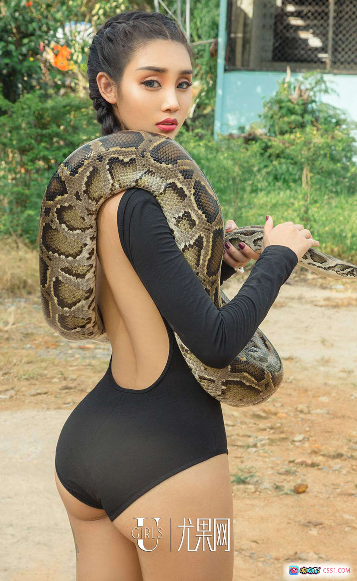 图片[3] - Ugirls尤果网爱尤物专辑No.1215九月精选粉裙系带美腿写真35P高清图集 - 就要吻