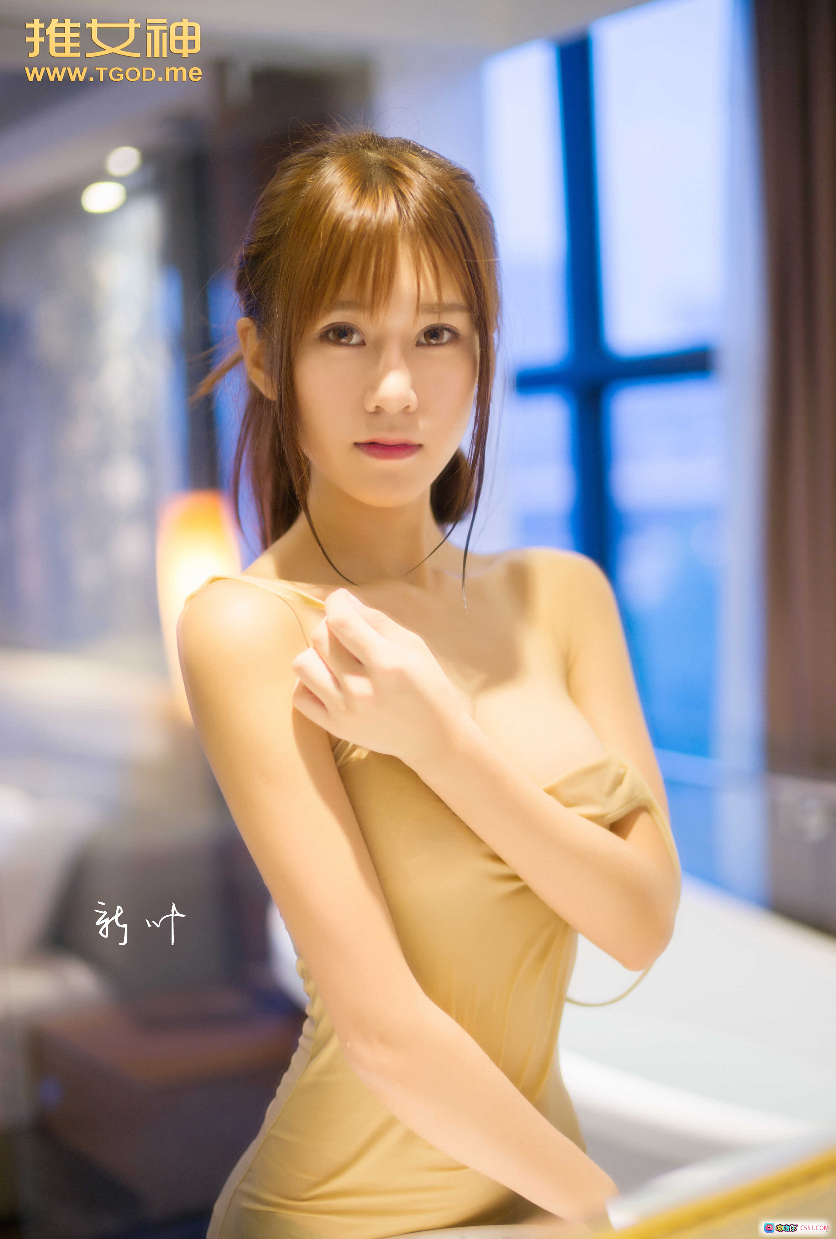 图片[8] - 嘉琳Winna新叶私房写真 | 白色浴袍性感美腿 | TGOD推女神2014精选高清图集 - 就要吻