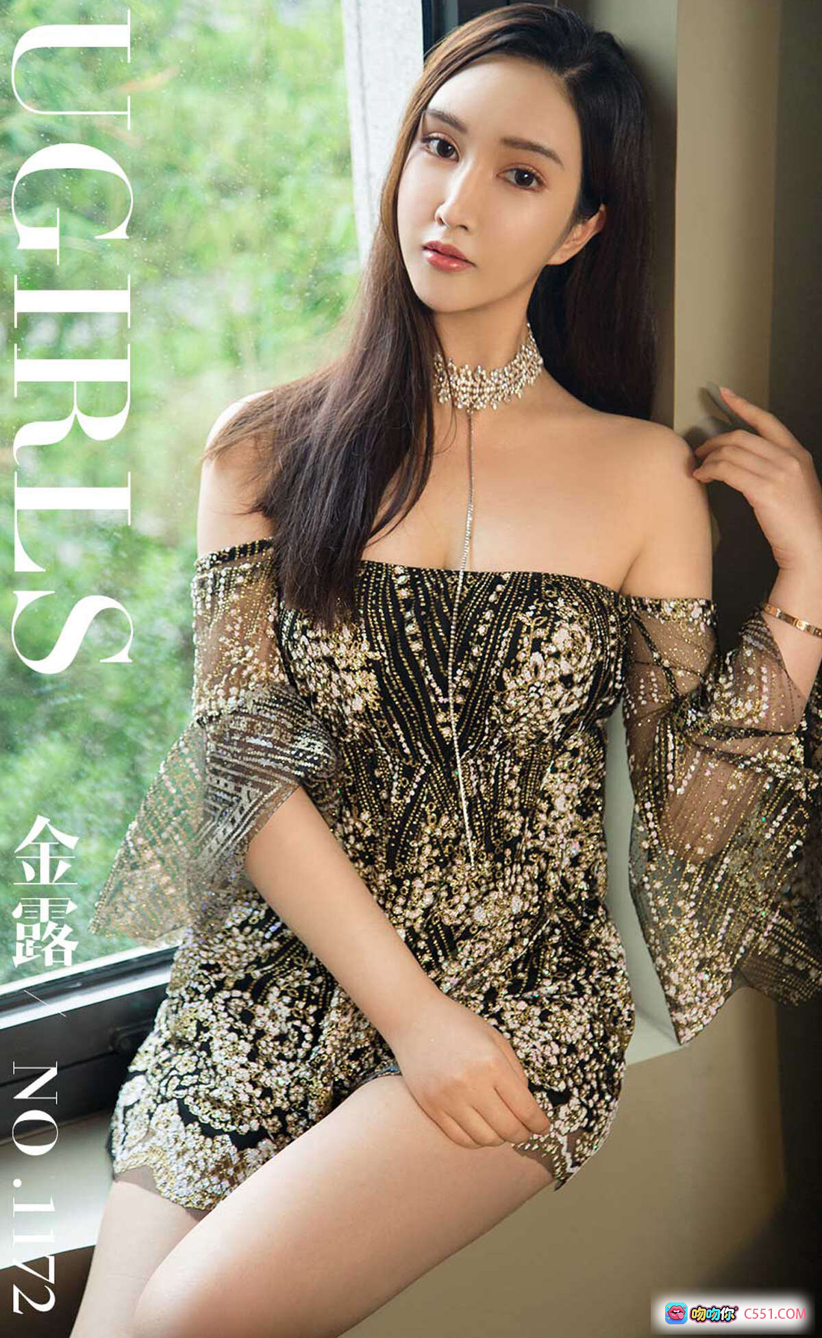 图片[8] - 金露性感写真｜红色玫瑰刺绣比基尼+闪亮高跟鞋｜Ugirls尤果网爱尤物专辑No.1172 - 就要吻