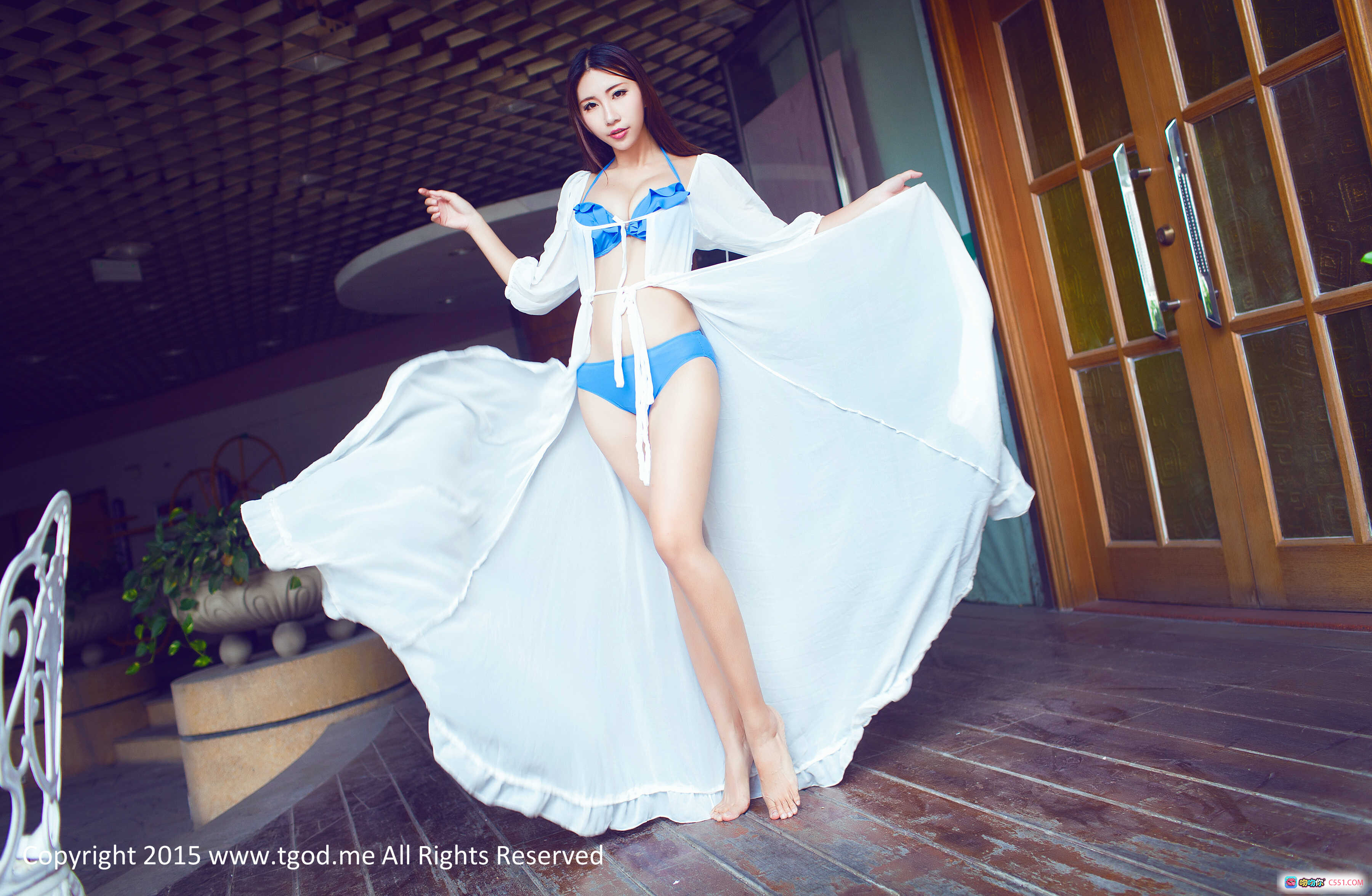 图片[5] - 妻子的诱惑欣爷湿身写真厨房花裙美女持勺性感私房照 - 就要吻