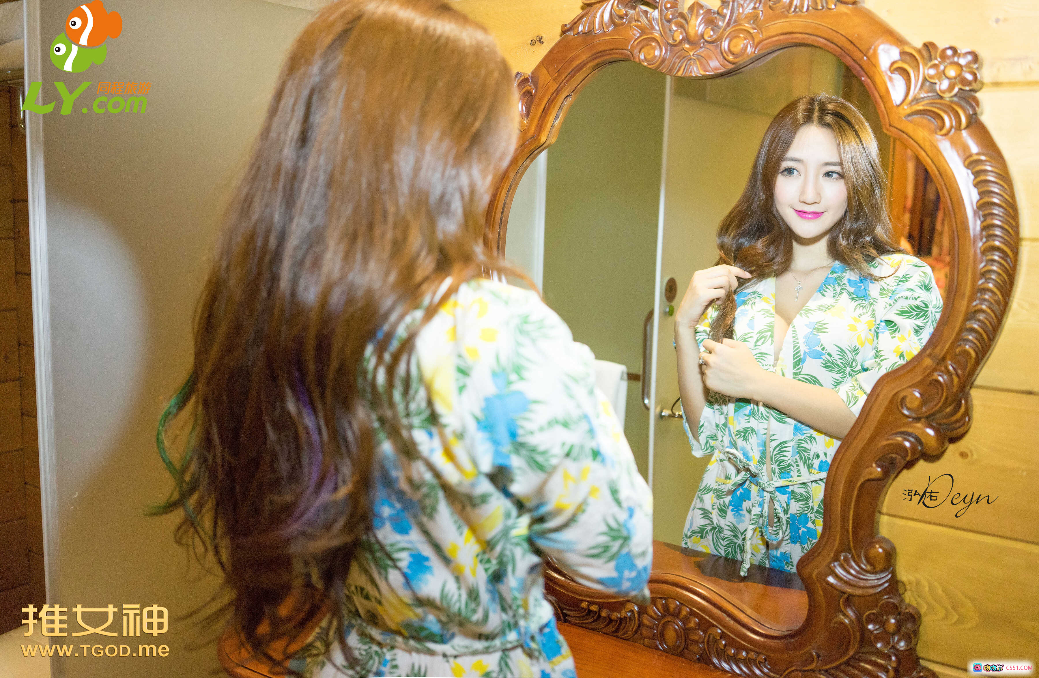 图片[10] - 王明明湖畔游艇比基尼写真 | 白纱飘逸性感女神 | 山水背景度假风 | TGOD推女神2014精选美图 - 就要吻