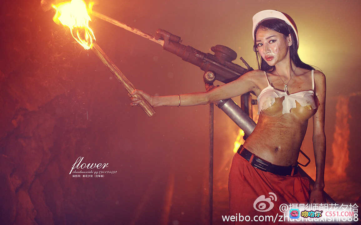 图片[4] - 五一美女矿工写真 | 橙色安全帽+破旧工装+废墟工业风 | 64P高清性感大片 - 就要吻