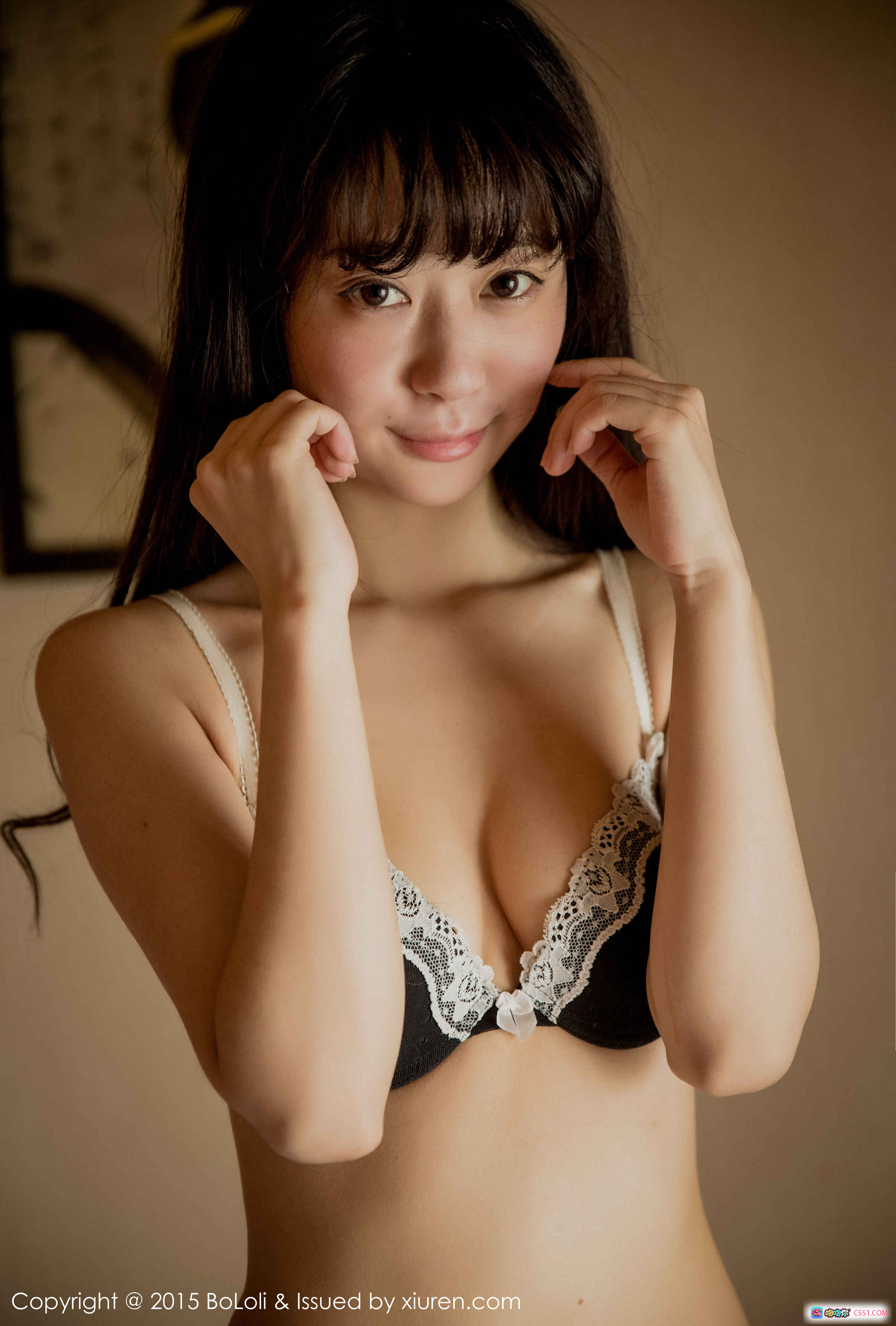 图片[2] - BoLoli波萝社Vol.065 Suki朱忆音抱白猫写真 温柔少女居家私房美照 2015年10月9日发布 - 就要吻