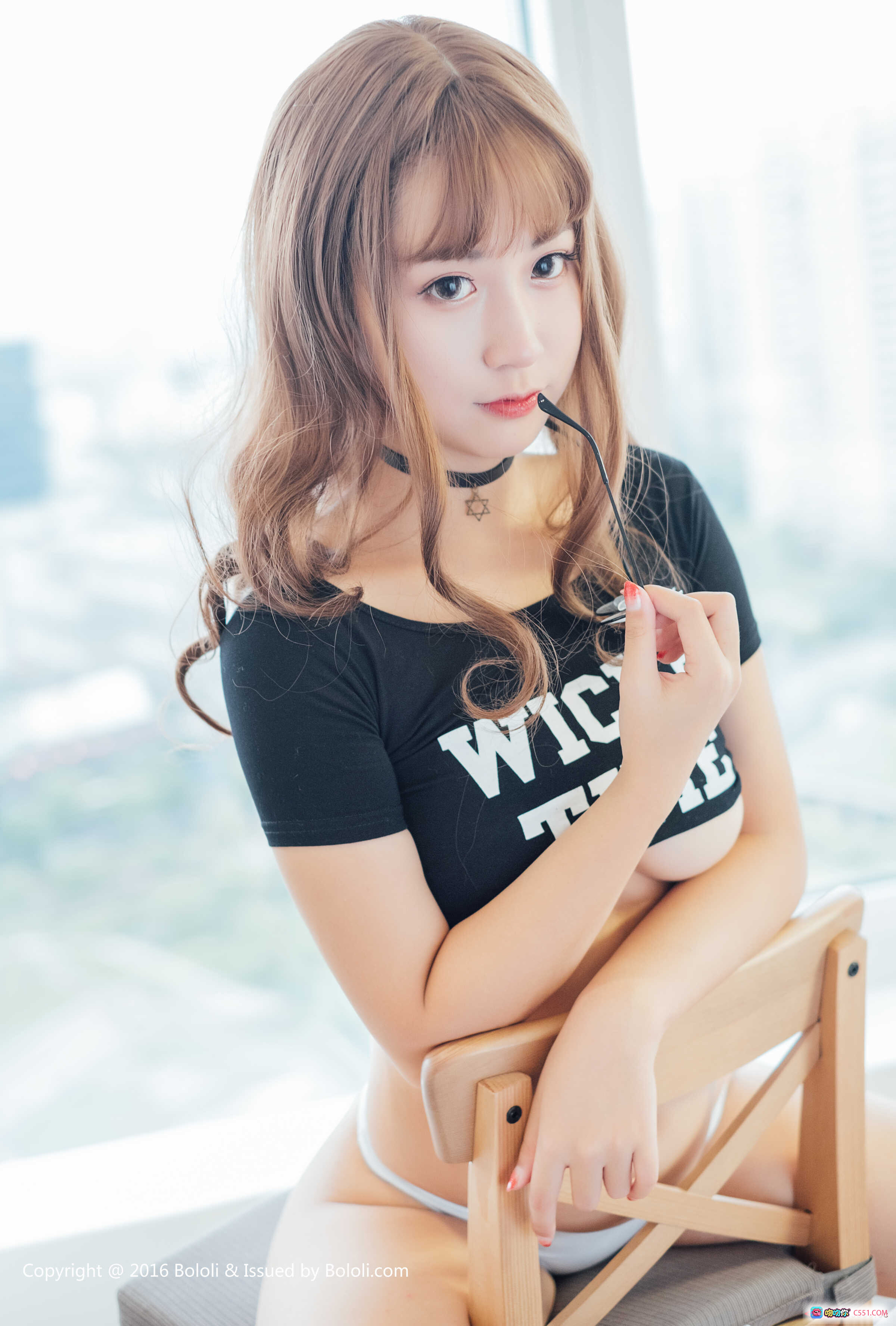 图片[4] - 猫九酱Sakura黑蕾丝内衣写真 | BoLoli波萝社2016 VOL.004 | 甜美少女风高清私房照 - 就要吻