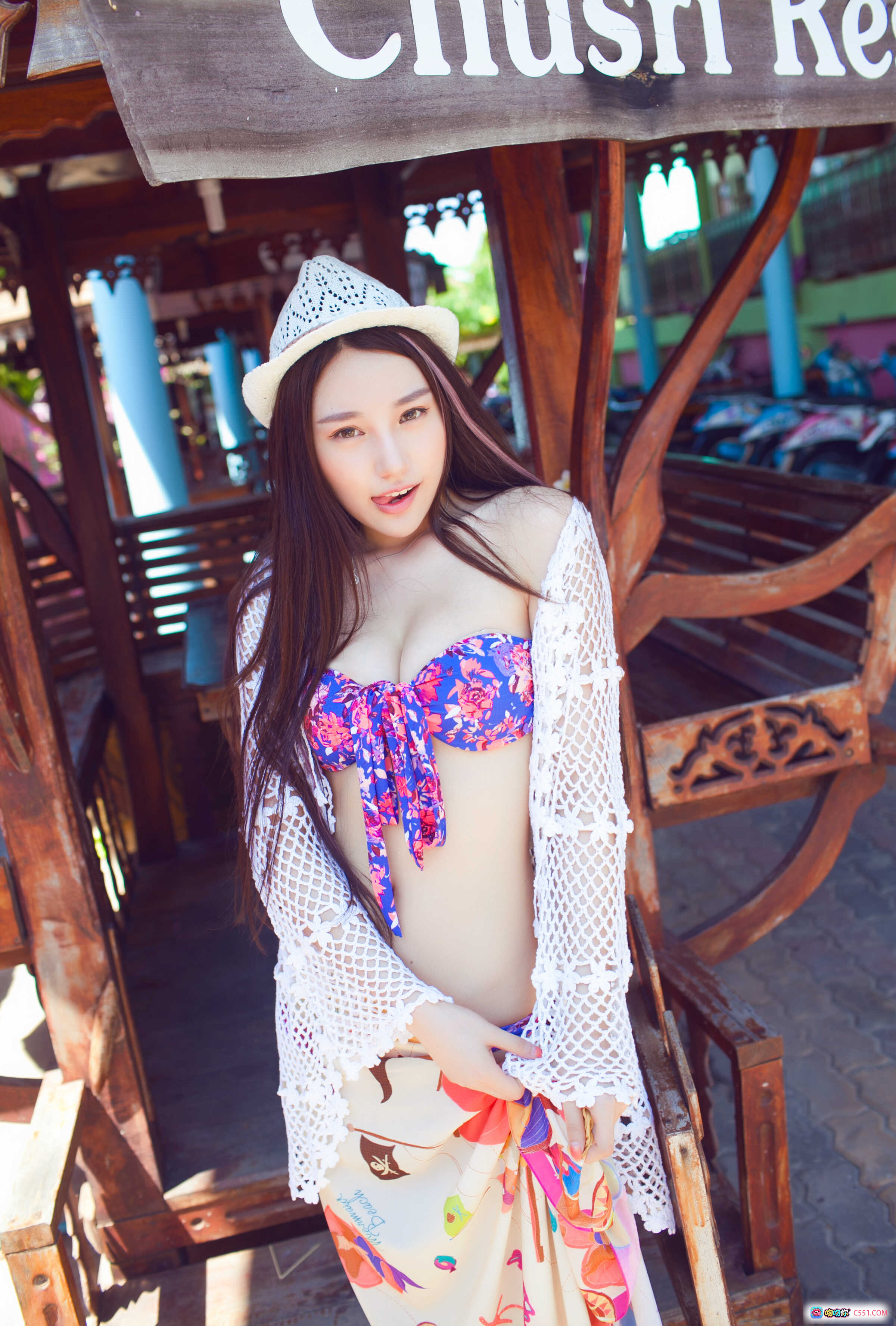 图片[8] - 刘奕宁Lynn黑丝羽毛内衣猫耳写真 – TGOD推女神2014.08.30高清私房美图 - 就要吻