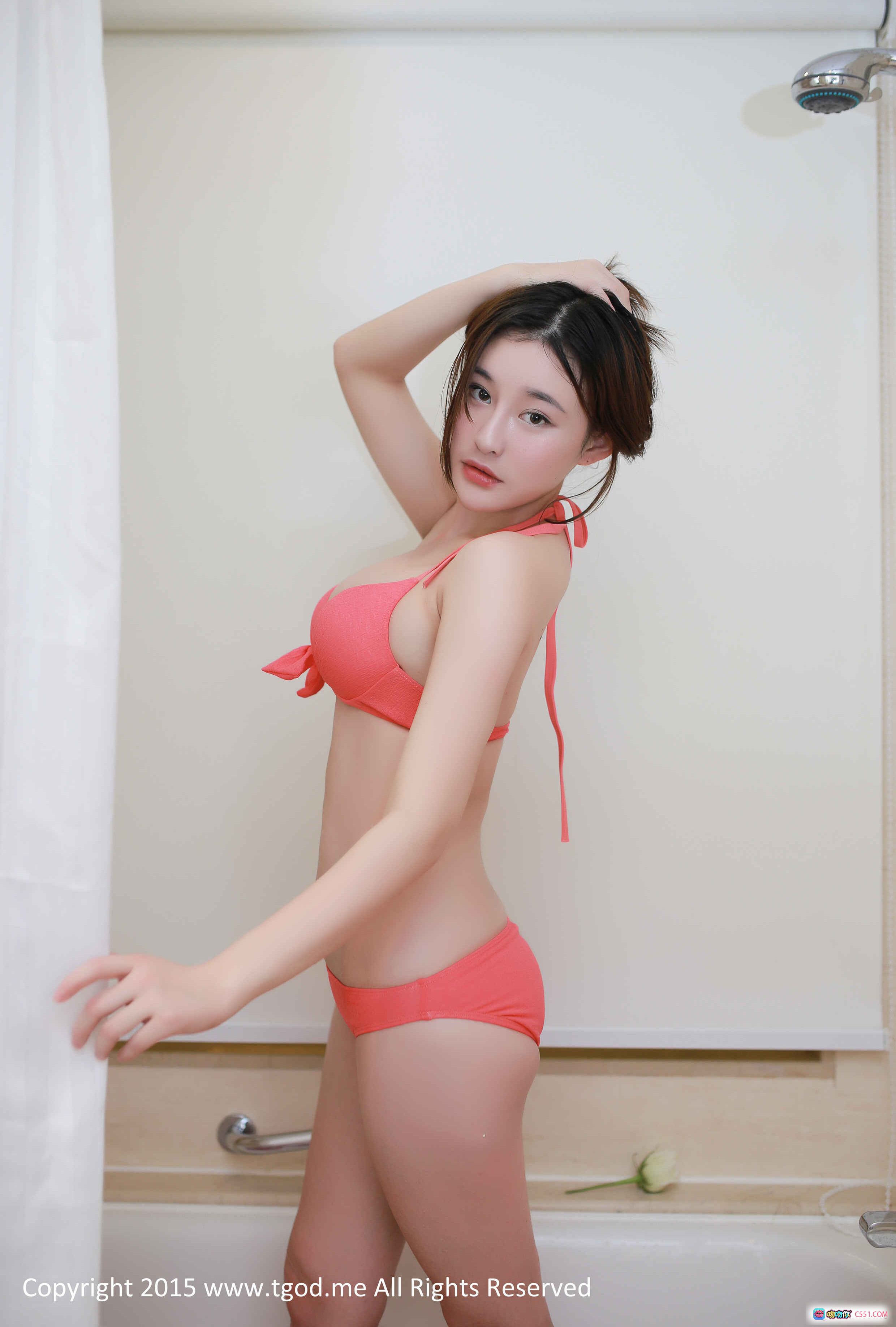 图片[5] - 牛奶玫瑰浴美女私房写真｜完美肌肤嘟嘟bear｜花瓣浴缸性感诱惑｜2015经典浴缸摄影 - 就要吻