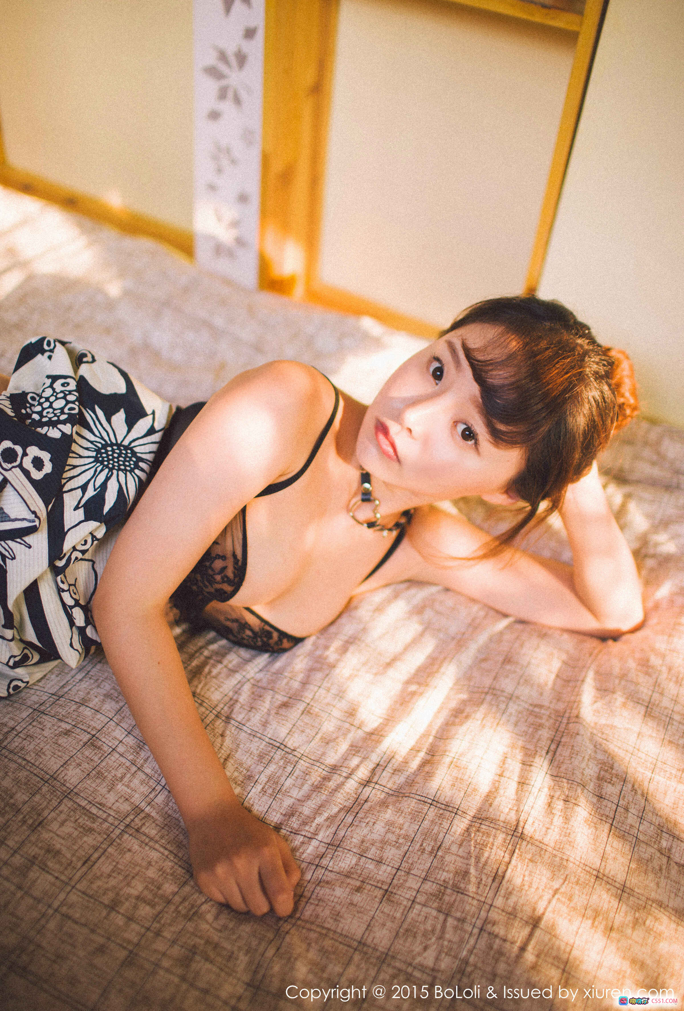 图片[10] - BoLoli波萝社Vol.056柳侑绮Sevenbaby日式和风写真 窗边美腿吊带袜少女私房摄影 2015年9月11日发布 - 就要吻