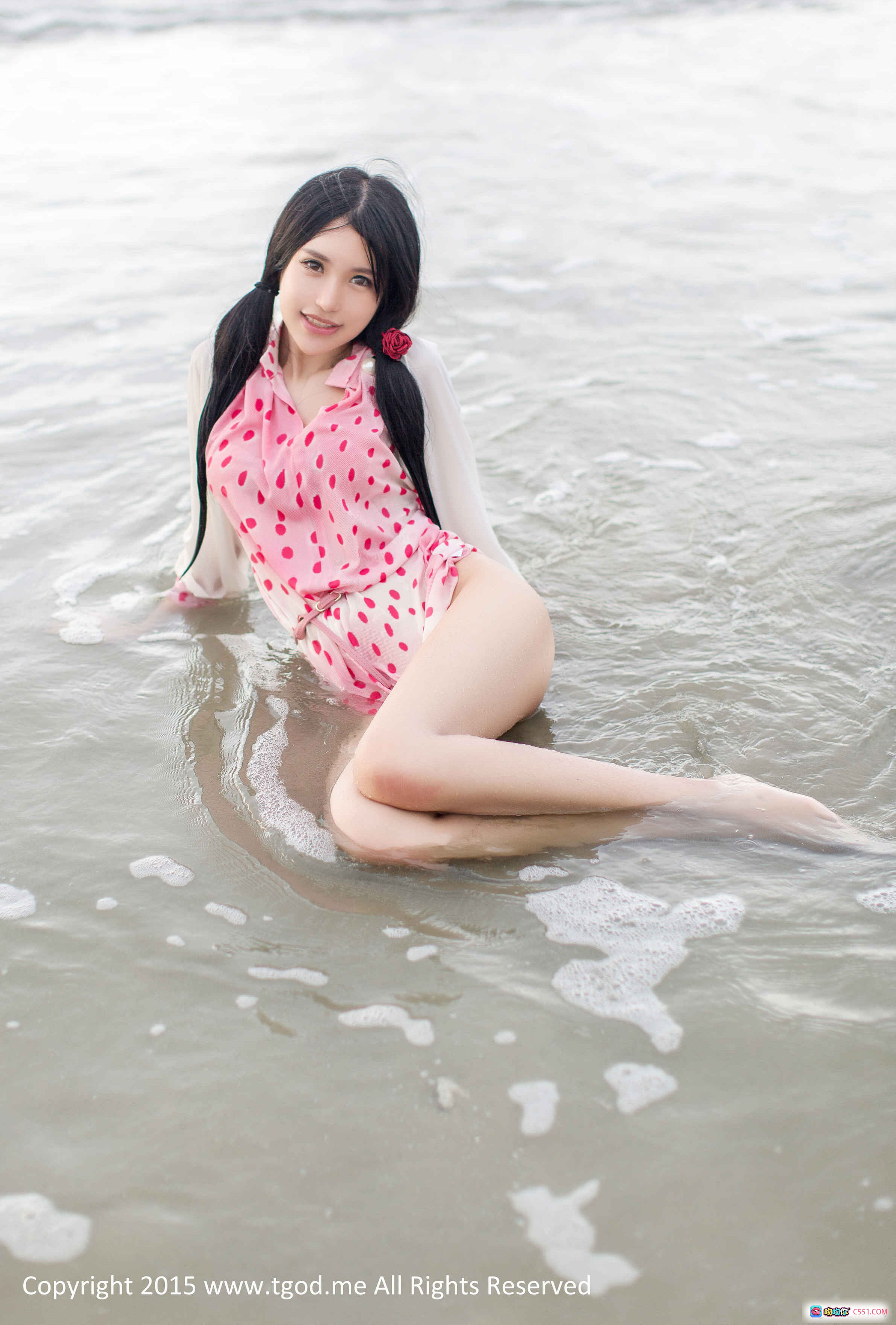 图片[8] - 乖乖女仆俏佳人绮里嘉ULA沙巴系列写真-蕾丝黑丝网袜美腿性感私房照 - 就要吻