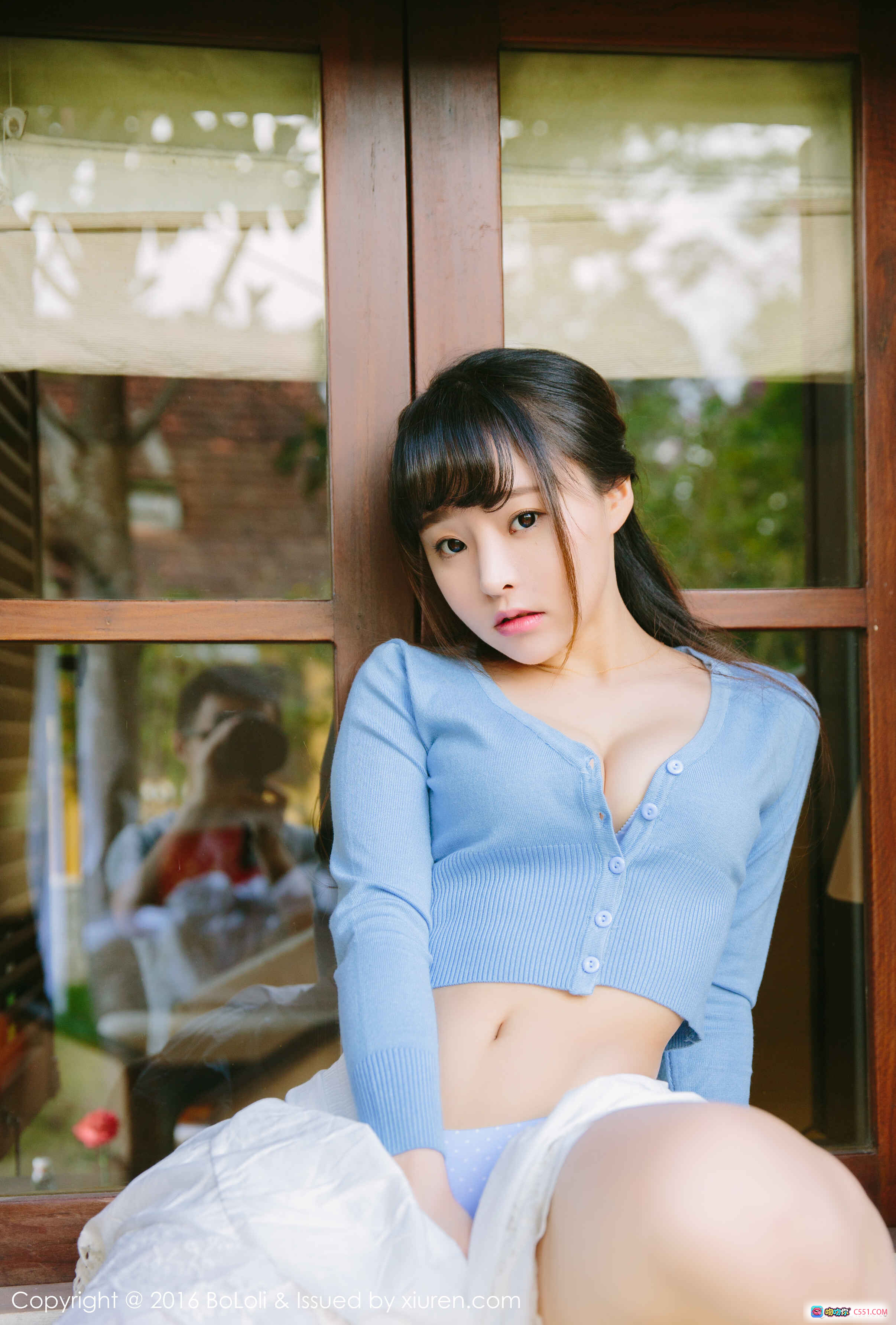 图片[4] - 柳侑绮Sevenbaby性感蕾丝内衣写真 | BoLoli波萝社Vol.085浴室私房美图 - 就要吻