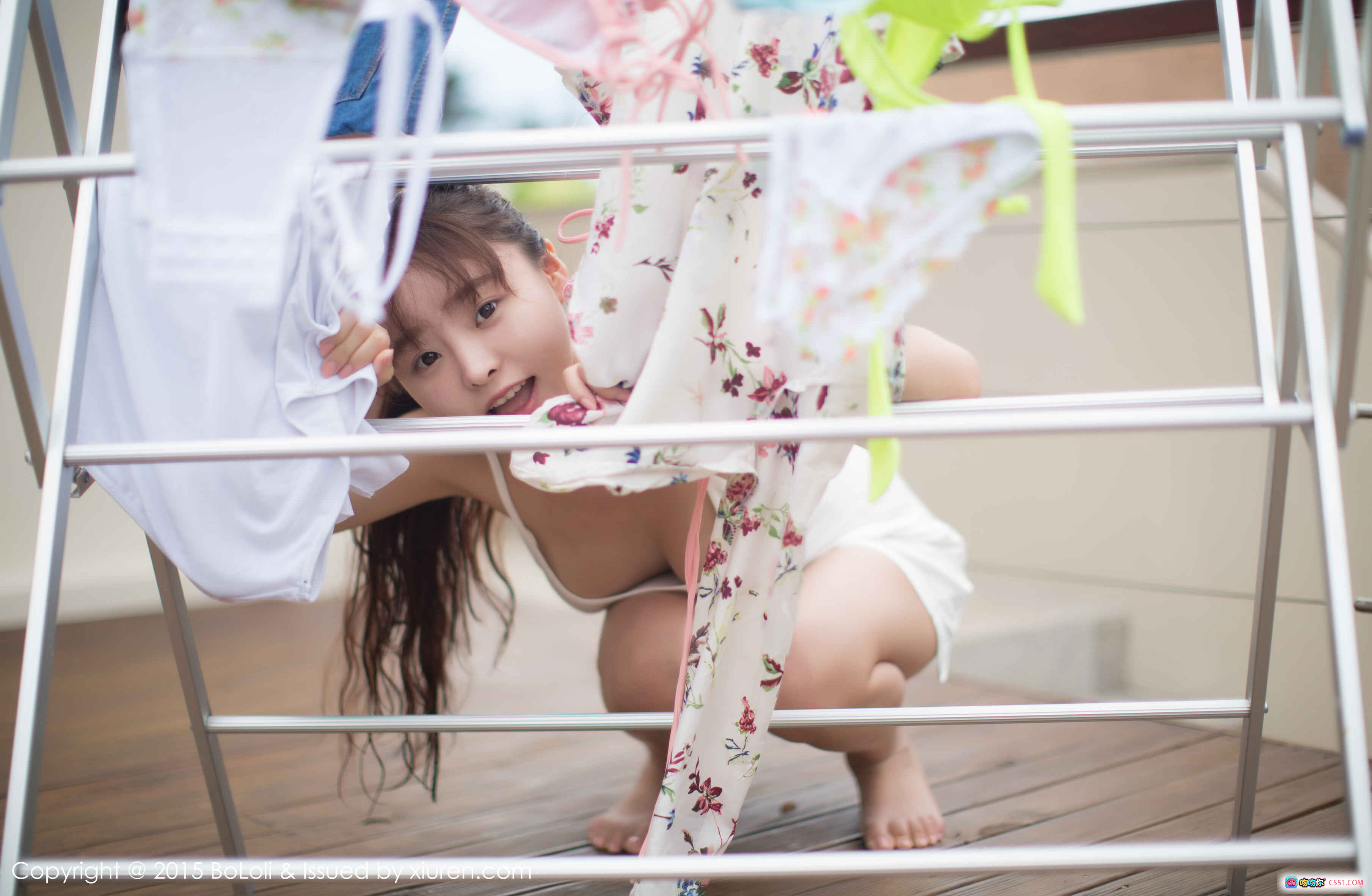 图片[9] - 夕阳海滩剪影·柳侑绮Sevenbaby漫步金色海岸·BoLoli波菠社2015 Vol.001 - 就要吻