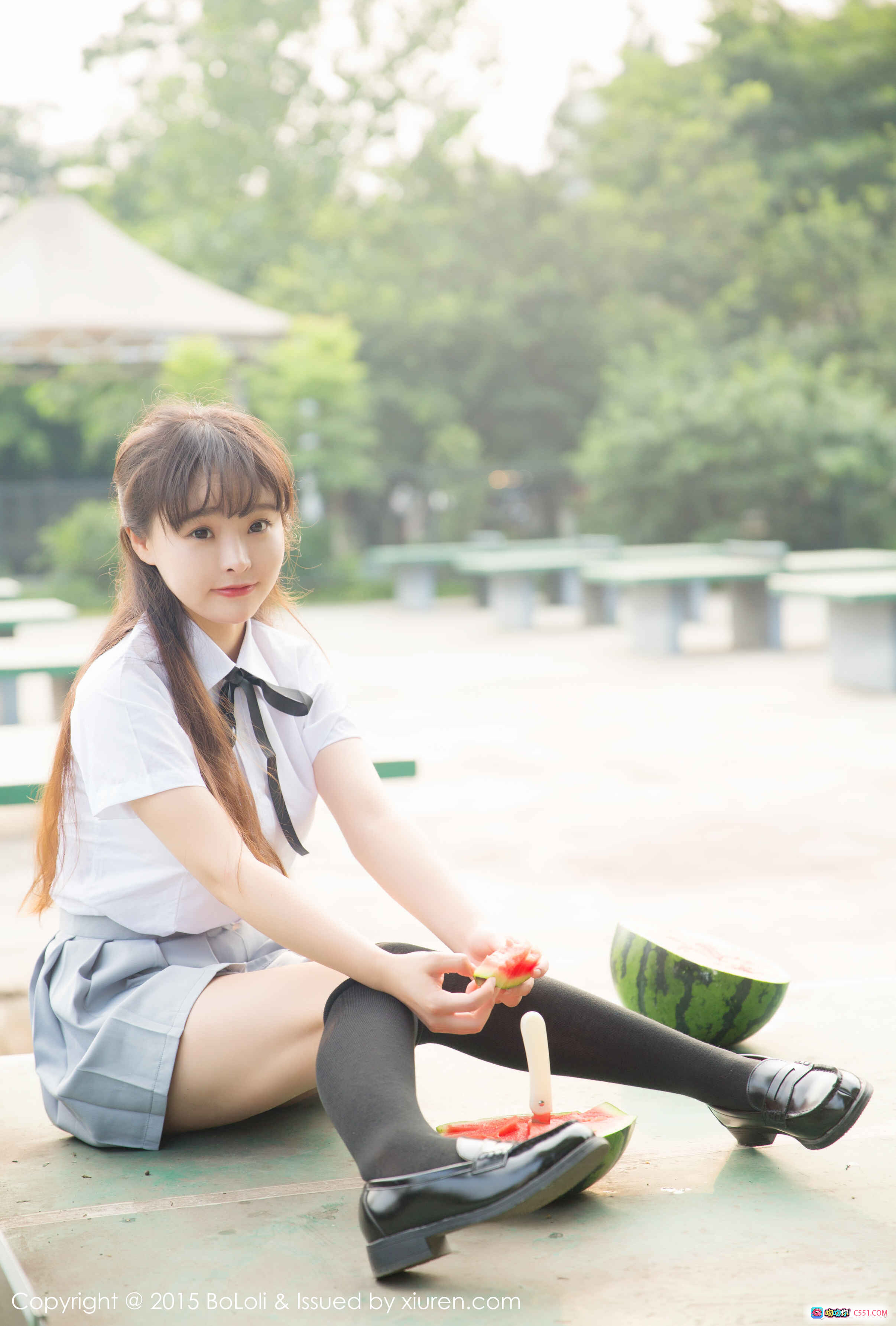 图片[2] - 夕阳海滩剪影·柳侑绮Sevenbaby漫步金色海岸·BoLoli波菠社2015 Vol.001 - 就要吻