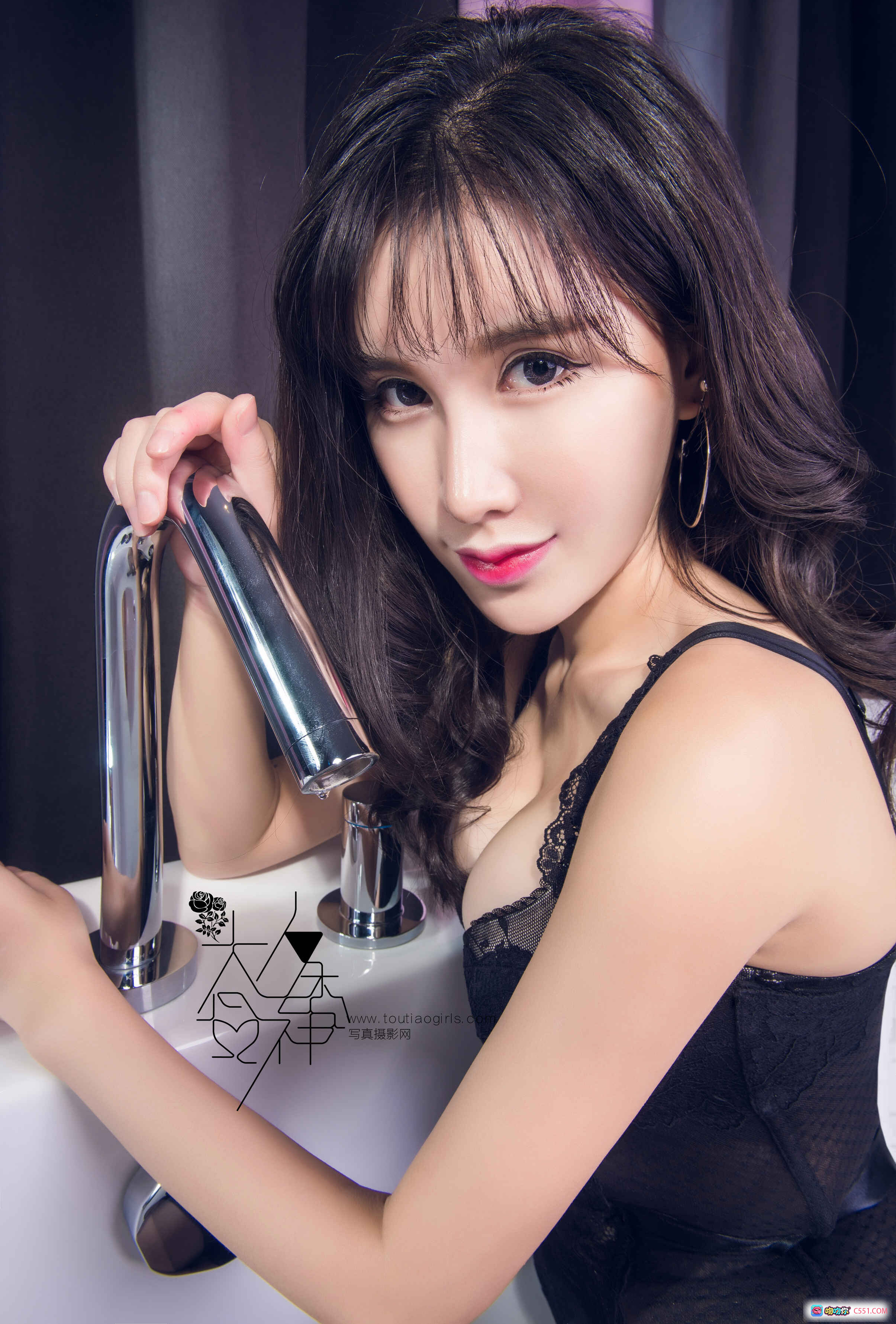 图片[3] - TouTiao头条女神张梦艺午夜梦呓写真 黑色蕾丝内衣性感诱惑 2016.11.22 24P高清美图 - 就要吻