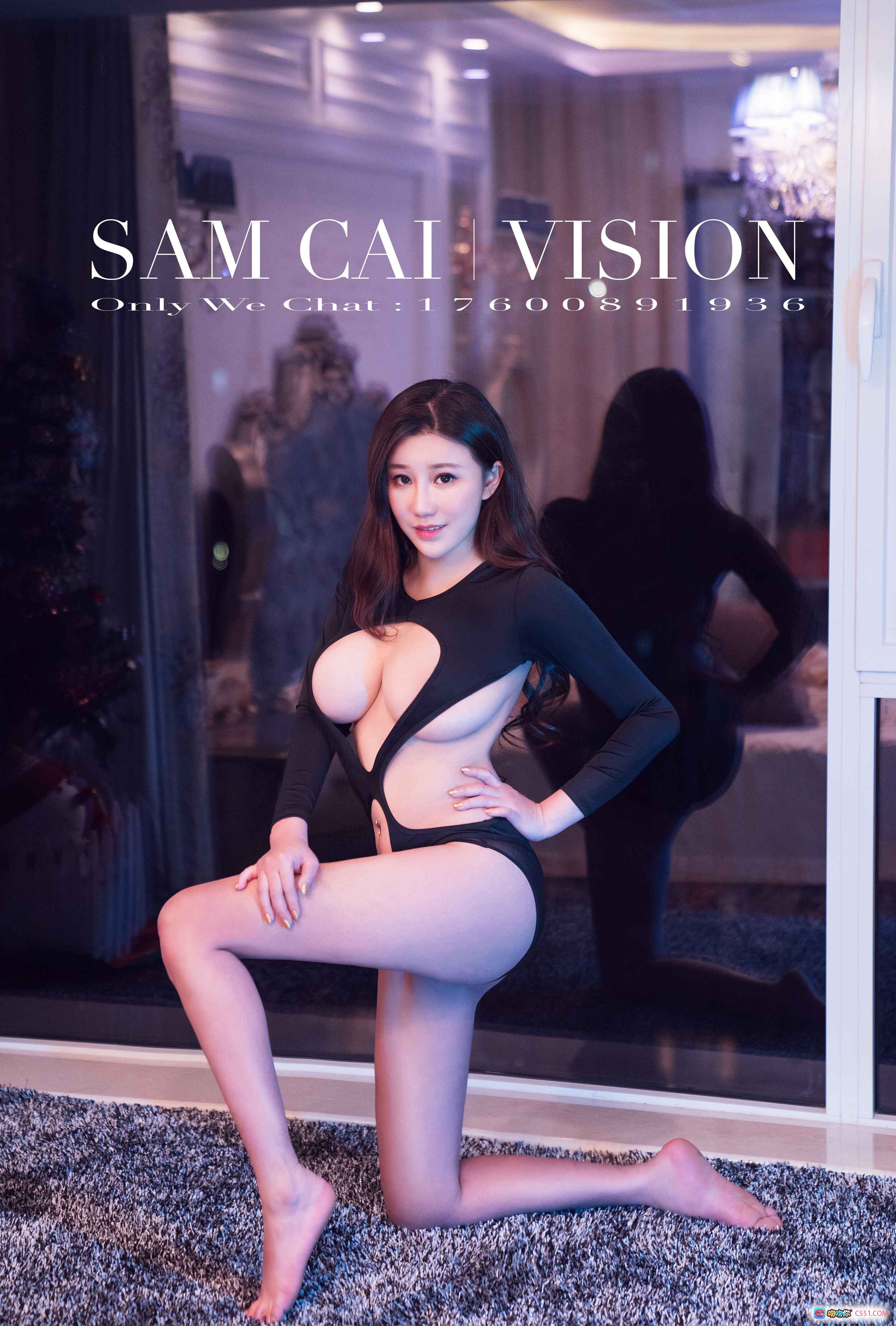 图片[10] - 翘臀媚娘蔡楠性感写真 | 2018头条女神 | 闪亮高跟+镂空内衣 | 紫调室内私房摄影 - 就要吻