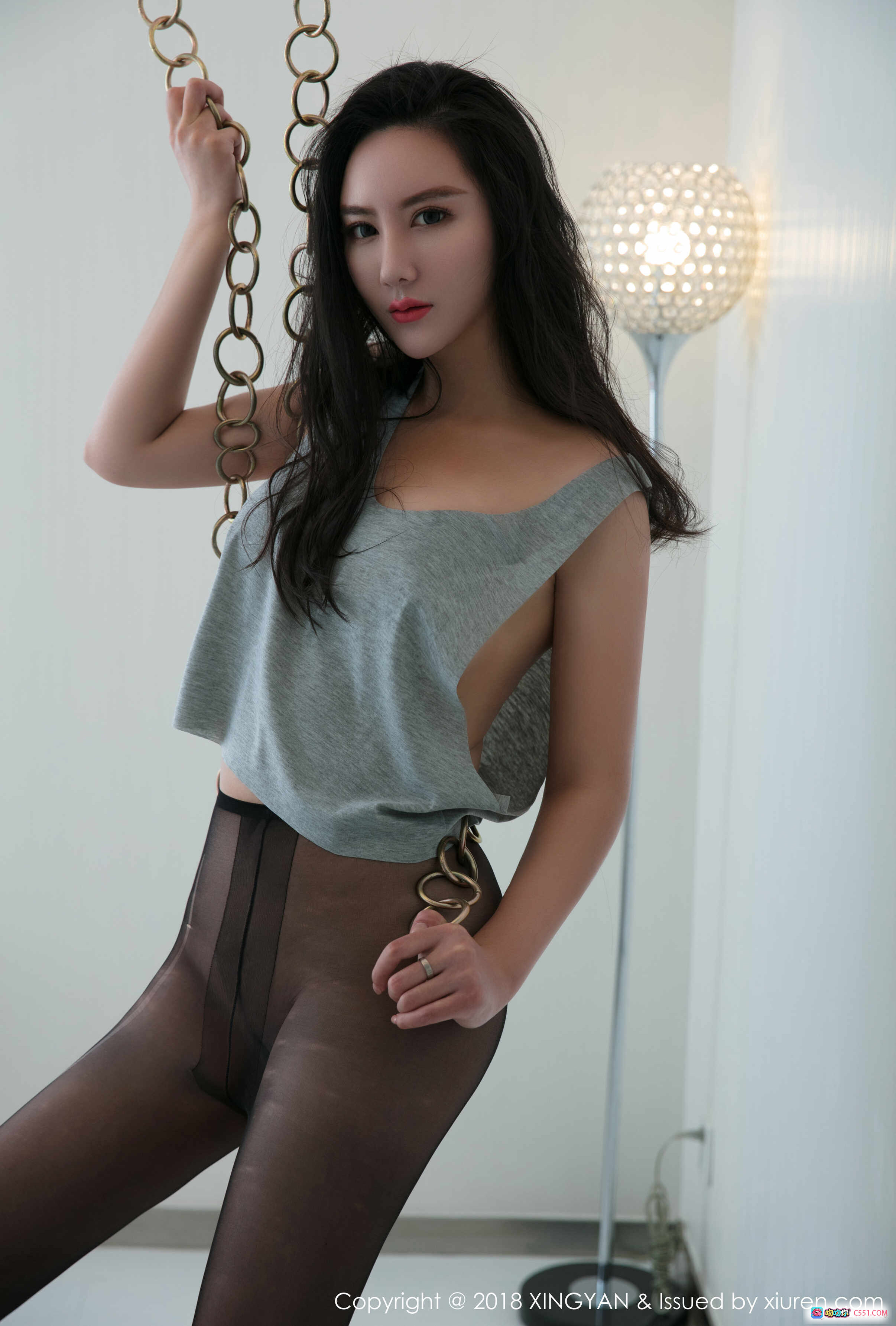 图片[3] - 姚沐迪白色蕾丝内衣写真 – XINGYAN星颜社2018 VOL.032 美女私房性感大片 - 就要吻