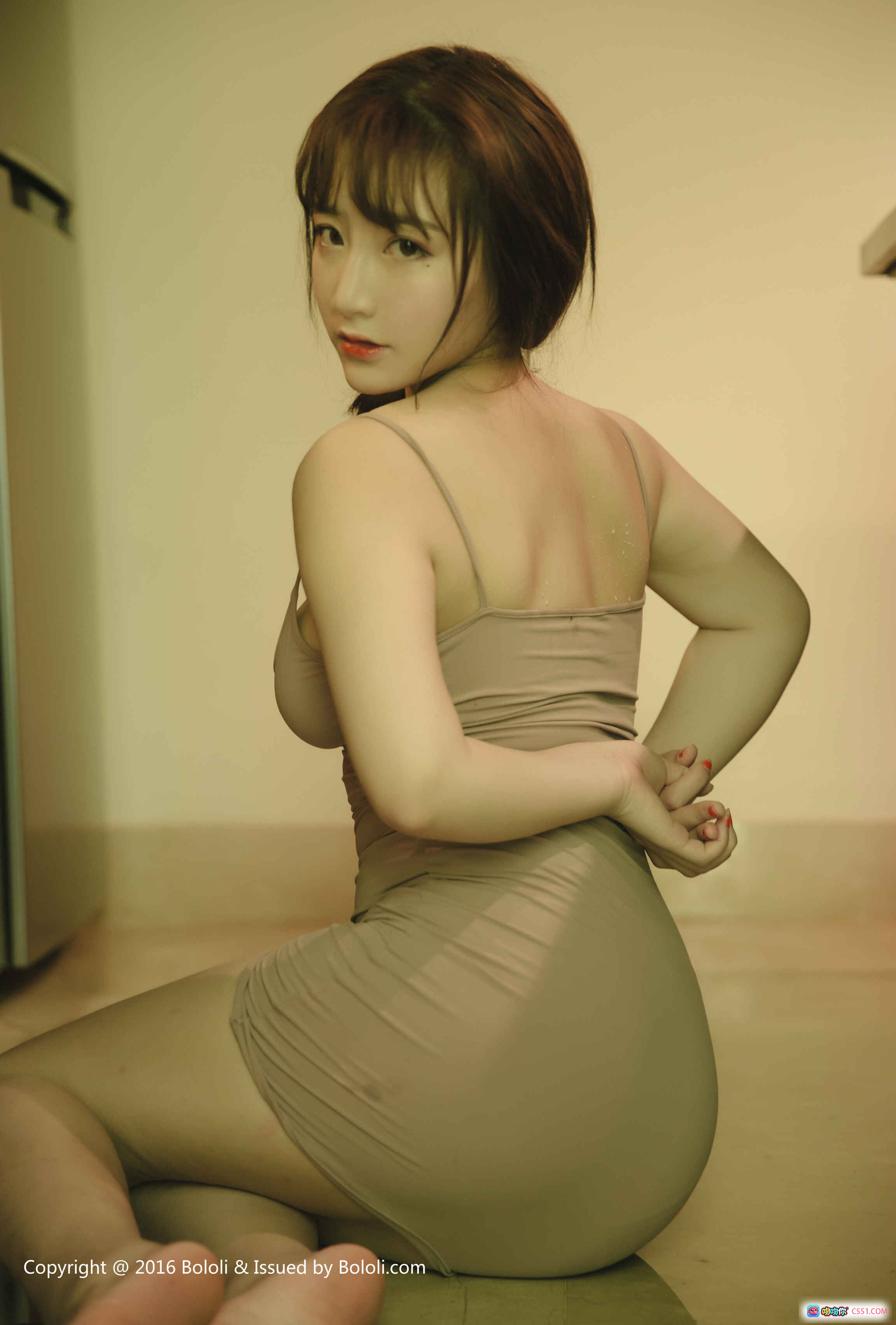 图片[5] - BoLoli波萝社Vol.114芒果Milk私房写真 美女跪姿居家性感内衣诱惑 39张高清图集 - 就要吻