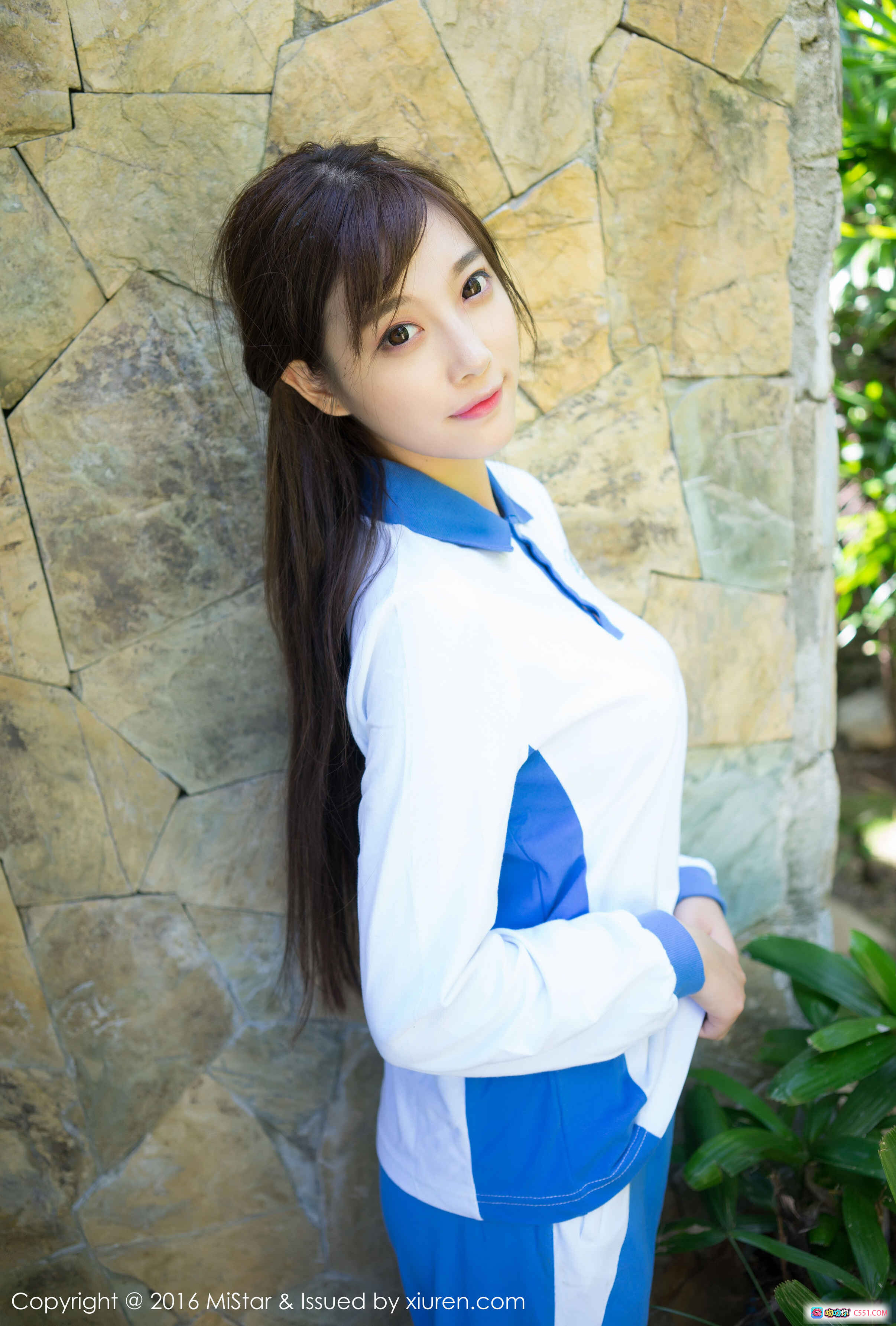 图片[2] - MiStar糖心CC泳装写真2016 Vol.145 白粉比基尼长发美女户外自然风性感私房照 - 就要吻