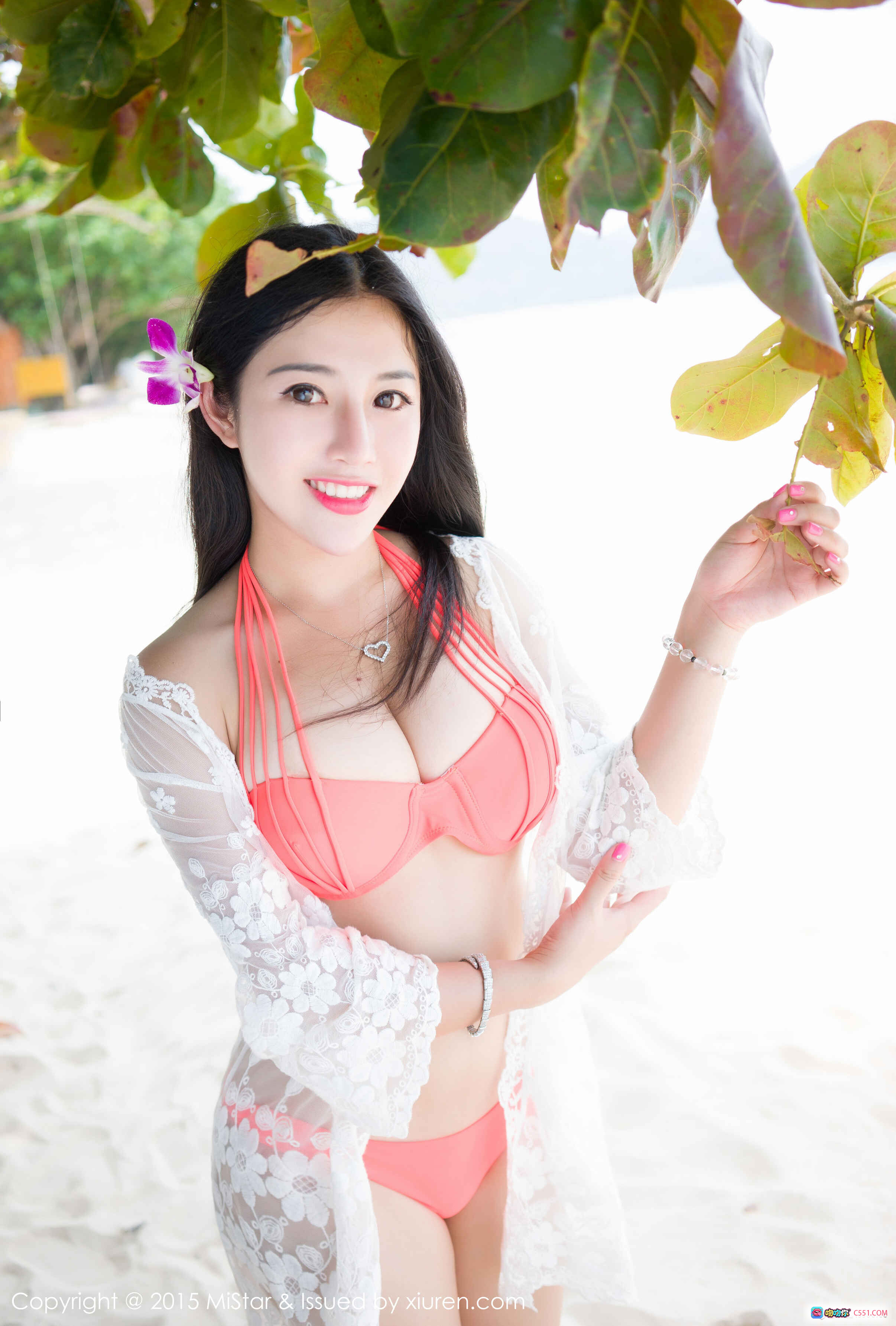 图片[10] - MiStar嘉嘉Tiffany紫色蕾丝内衣写真 2015性感私房照 黑色吊带袜美腿诱惑 室内浴室场景高清图 - 就要吻