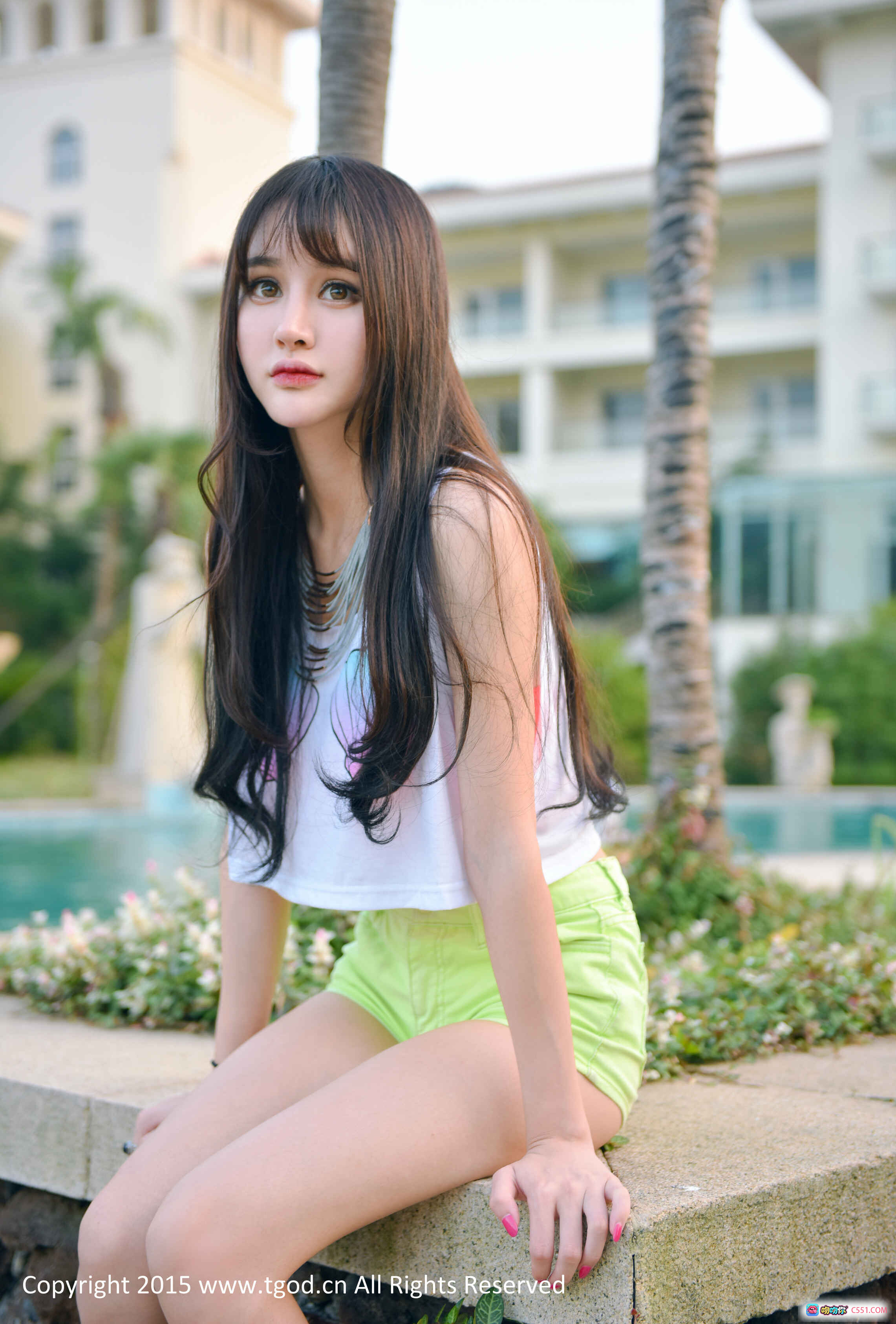 图片[5] - Cheryl青树云曼旅拍写真｜湖畔单车少女｜清新自然风光｜山景湖水茅屋｜2015经典外拍美图 - 就要吻