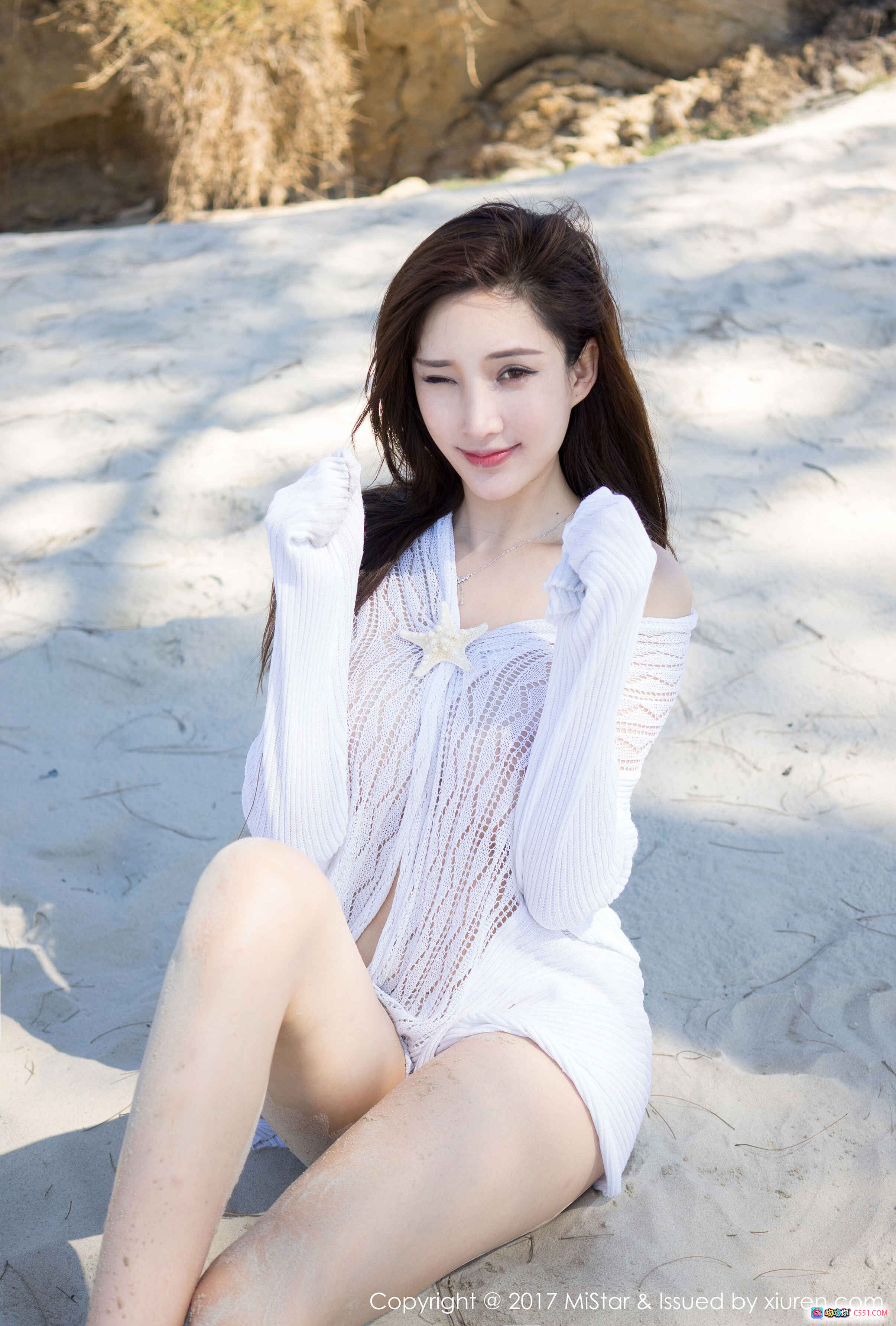 图片[9] - 橙色比基尼泳池写真 | 高马尾性感美女 | 清新夏日风情 | MiStar 2017 Vol.167 精选美图 - 就要吻