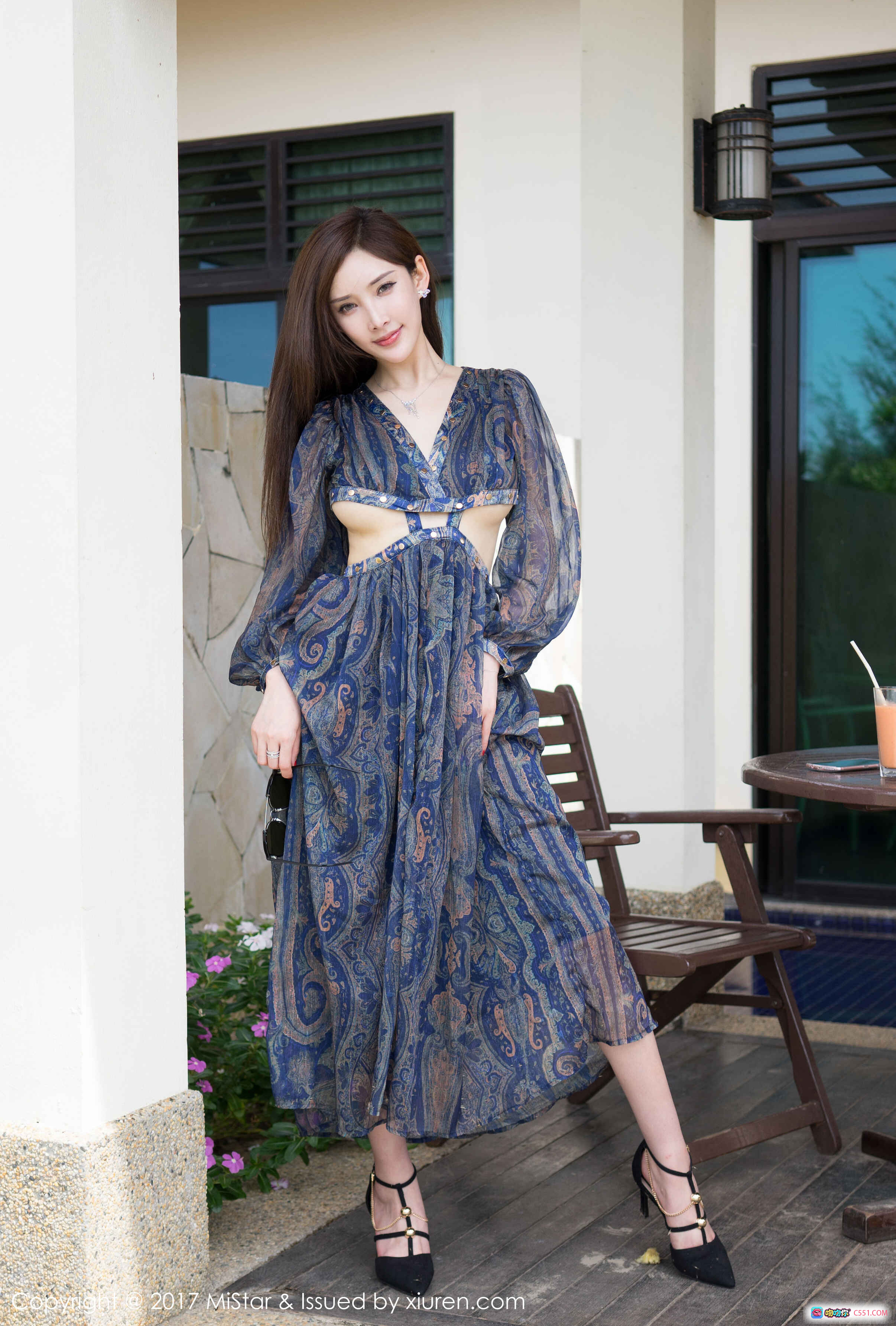 图片[8] - 橙色比基尼泳池写真 | 高马尾性感美女 | 清新夏日风情 | MiStar 2017 Vol.167 精选美图 - 就要吻