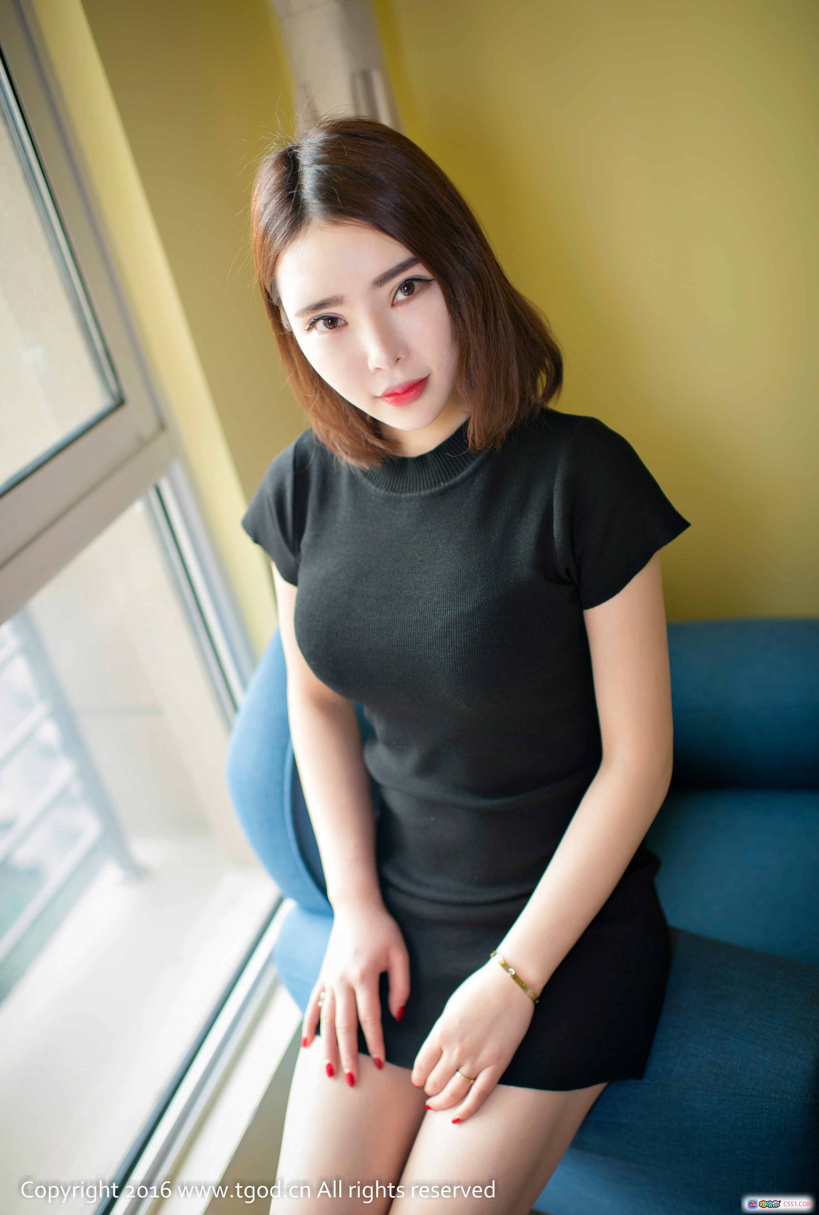 图片[4] - babay安性感写真 | 白色内衣美背诱惑 | 蓝色沙发居家私房照 | TGOD2016高清图集 - 就要吻