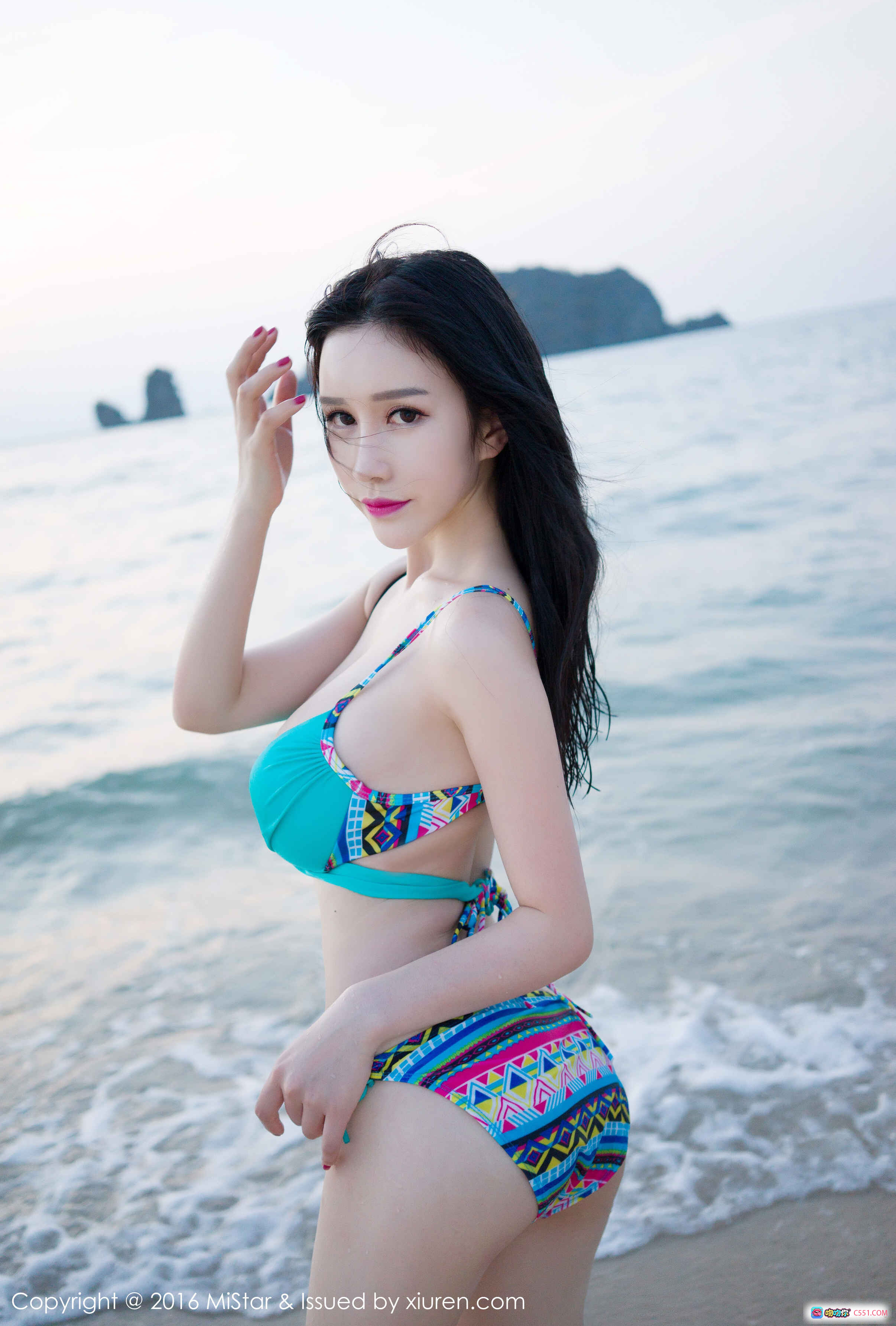 图片[7] - 于姬Una海边比基尼写真 | MiStar 2016 VOL.112 热带海岛风情性感泳装美拍 - 就要吻