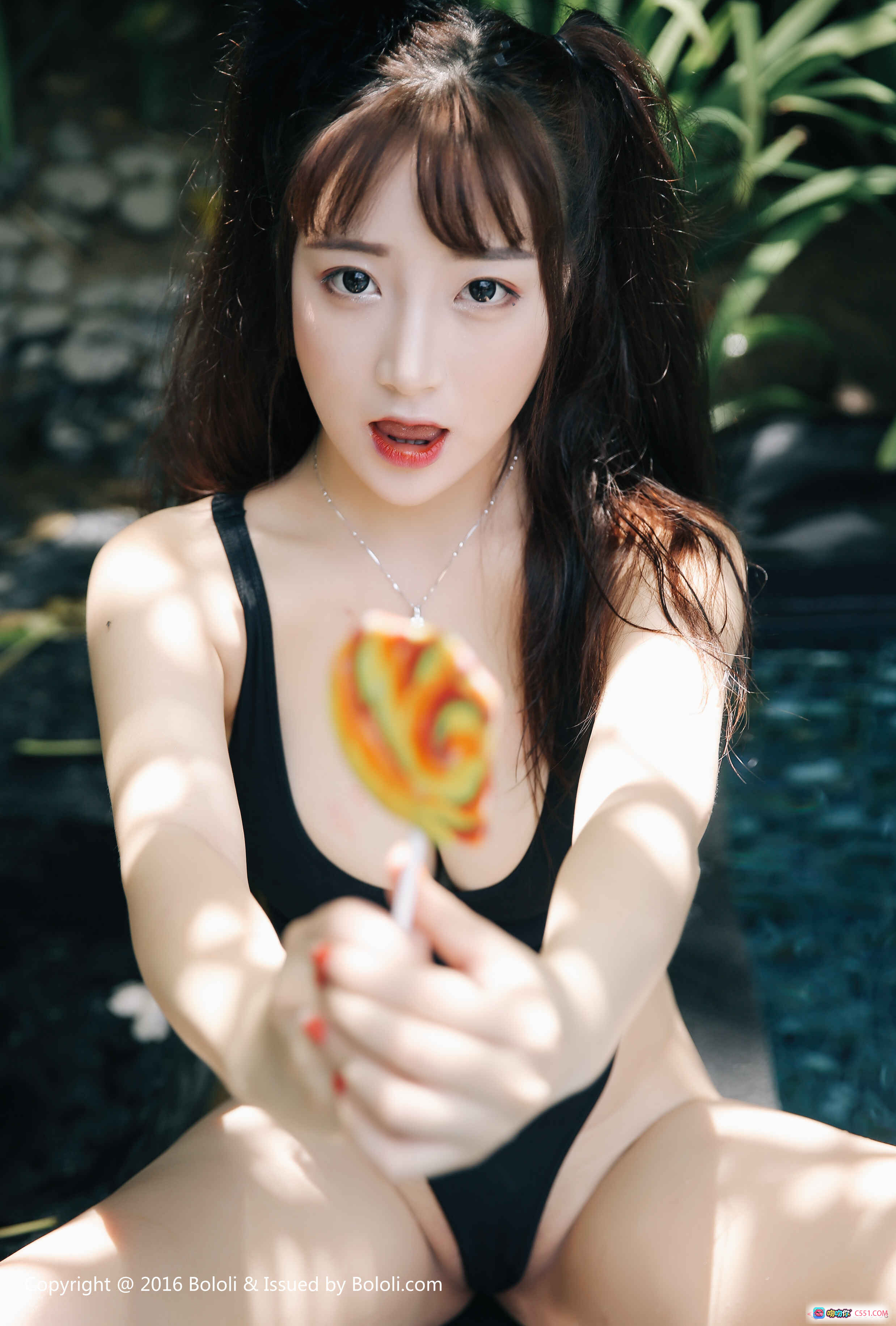 图片[7] - BoLoli波萝社VOL.070芒果柯柯G奶贴面诱惑黑丝蕾丝内衣性感写真40P - 就要吻