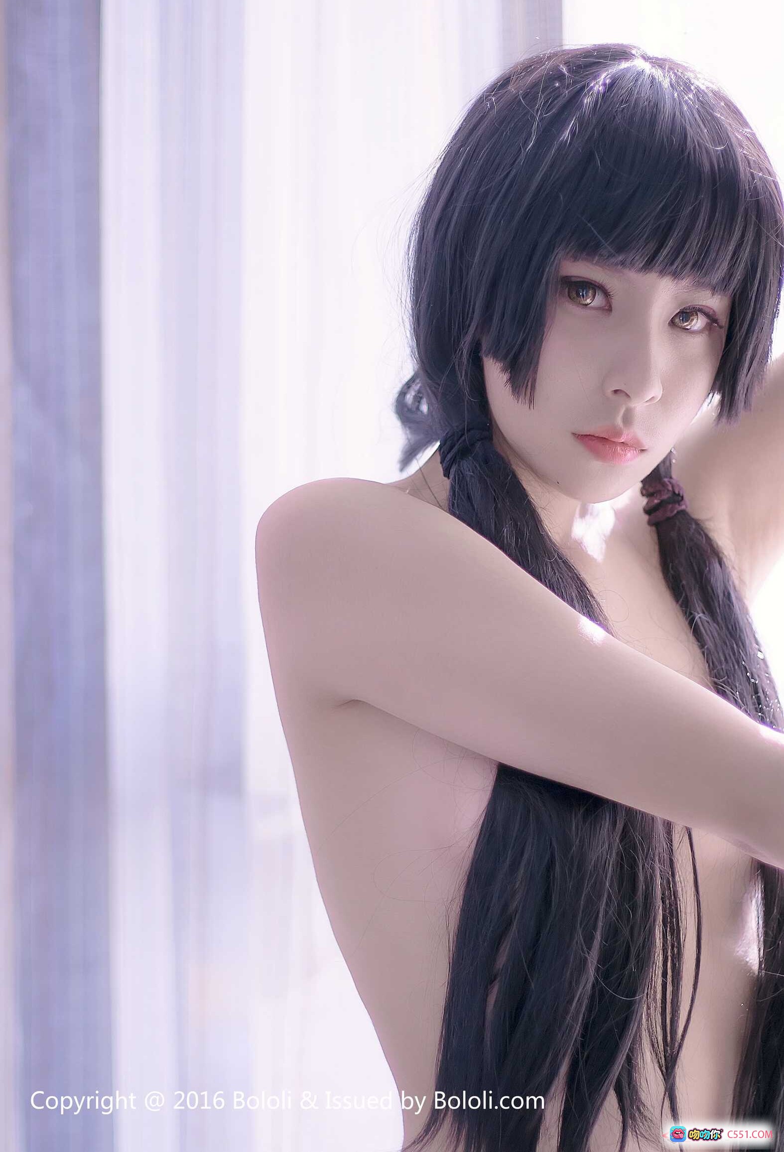 图片[7] - BoLoli波萝社VOL.043熙目子浴室淋浴写真 白色比基尼湿身诱惑 清新少女水珠特写 46P高清图集 - 就要吻