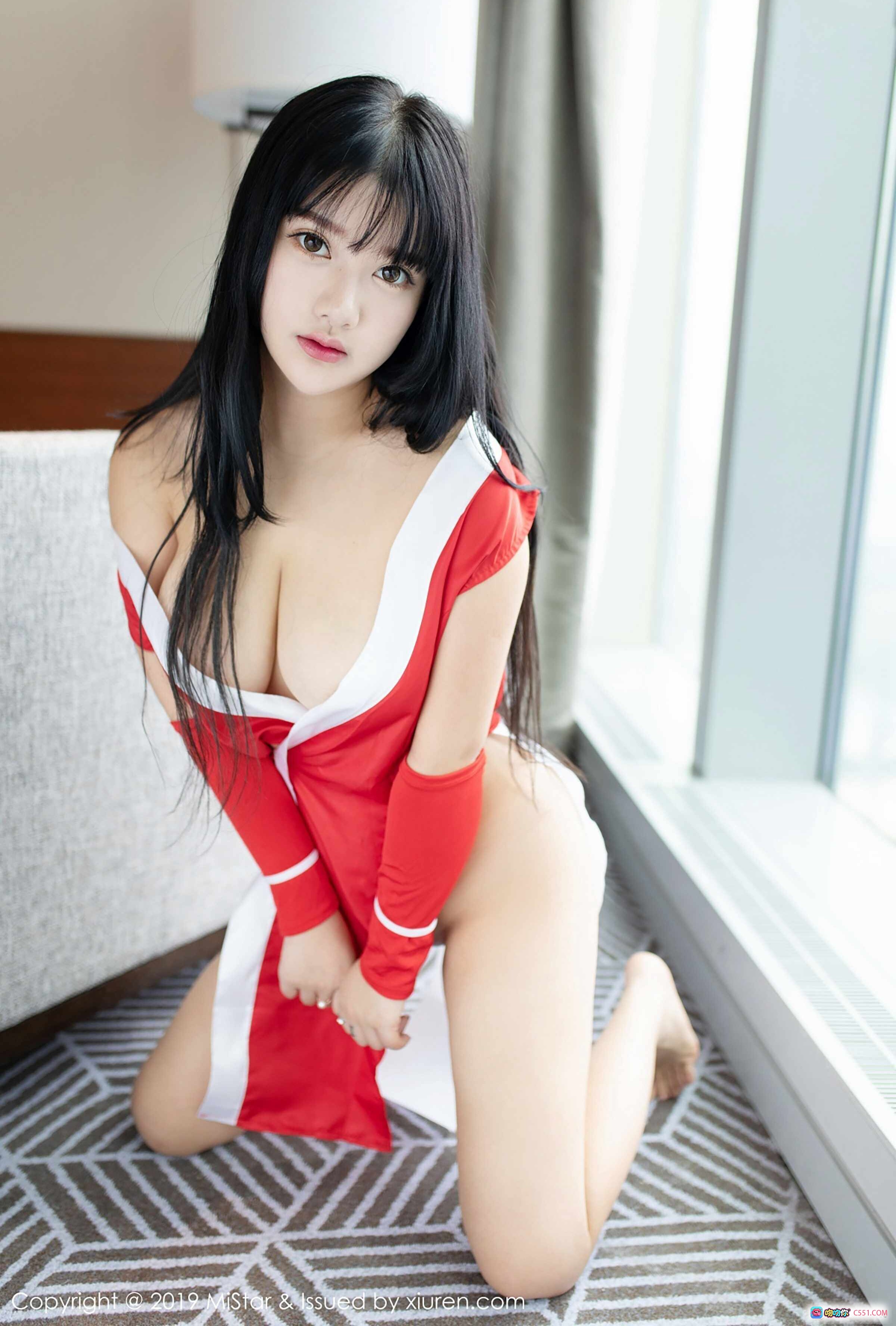 图片[8] - 小尤奈红白制服写真 | MiStar Vol.271 2019.03.14 | 窗边性感坐姿 | 黑长直发美少女 | 高清私房摄影 - 就要吻