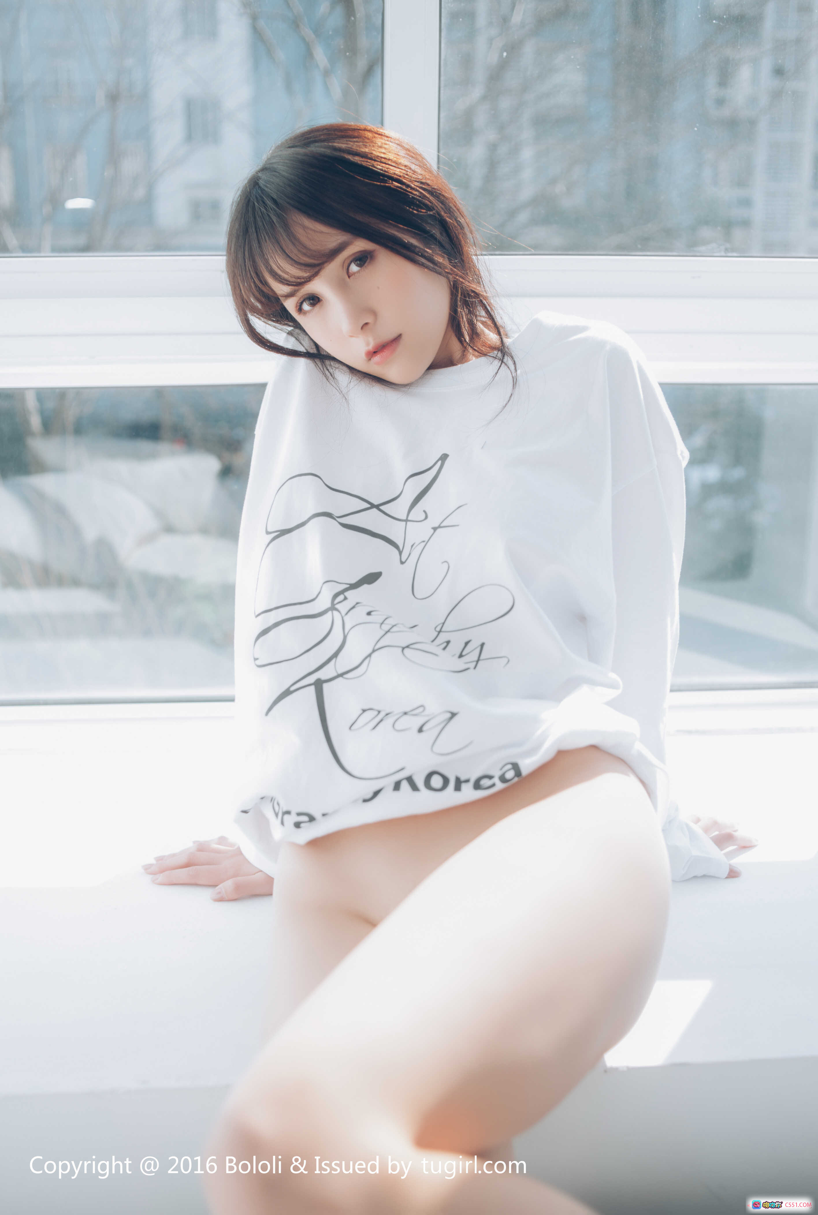 图片[9] - 柳侑绮性感写真 | BoLoli波萝社VOL.077 | 白色床单私房照 | 美腿翘臀诱惑 | 2017年7月高清图集 - 就要吻