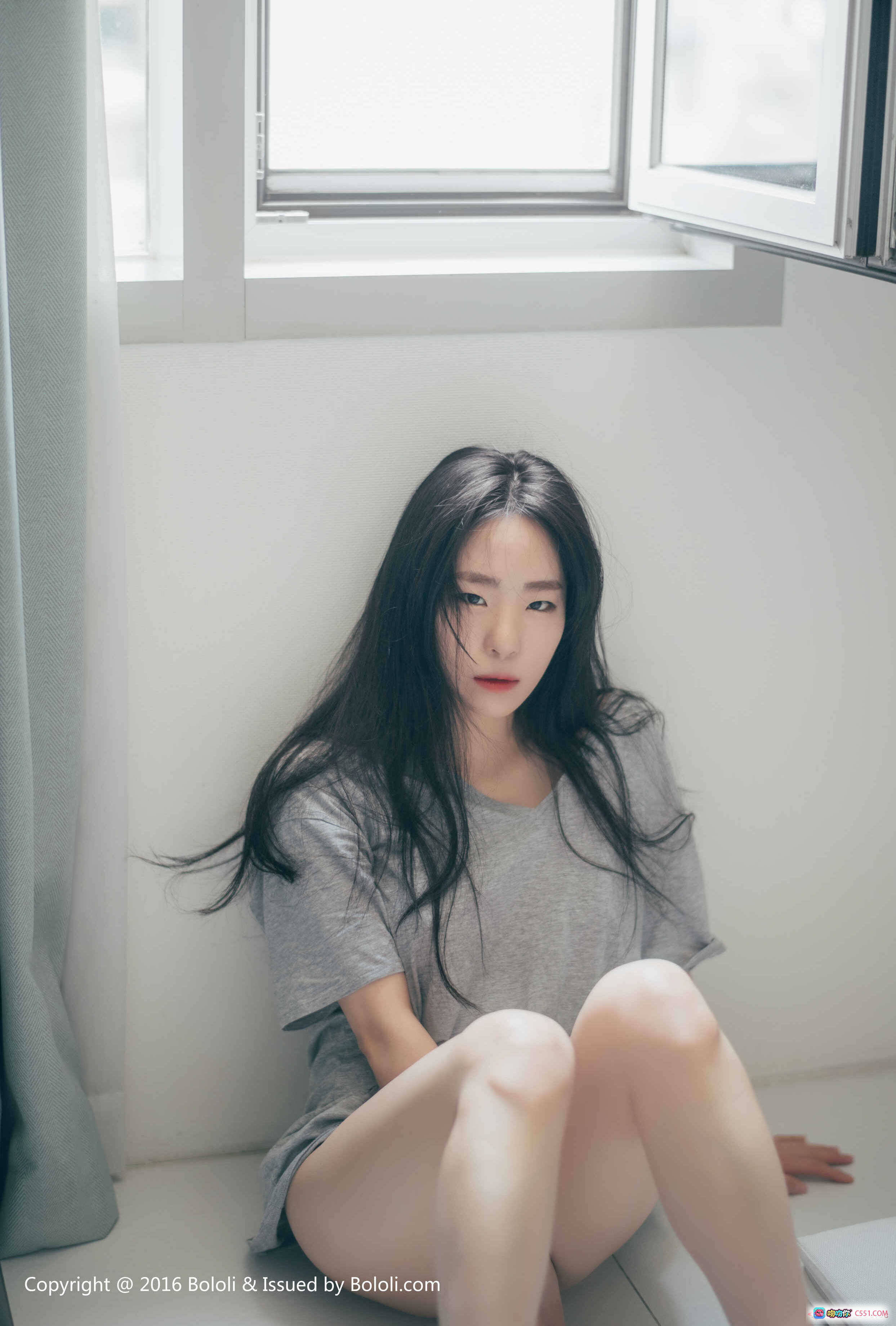 图片[4] - BoLoli波萝社VOL.065敏敏酱性感写真 白色丁字裤美臀特写 室内柔光私房摄影 2017年6月4日发布 - 就要吻