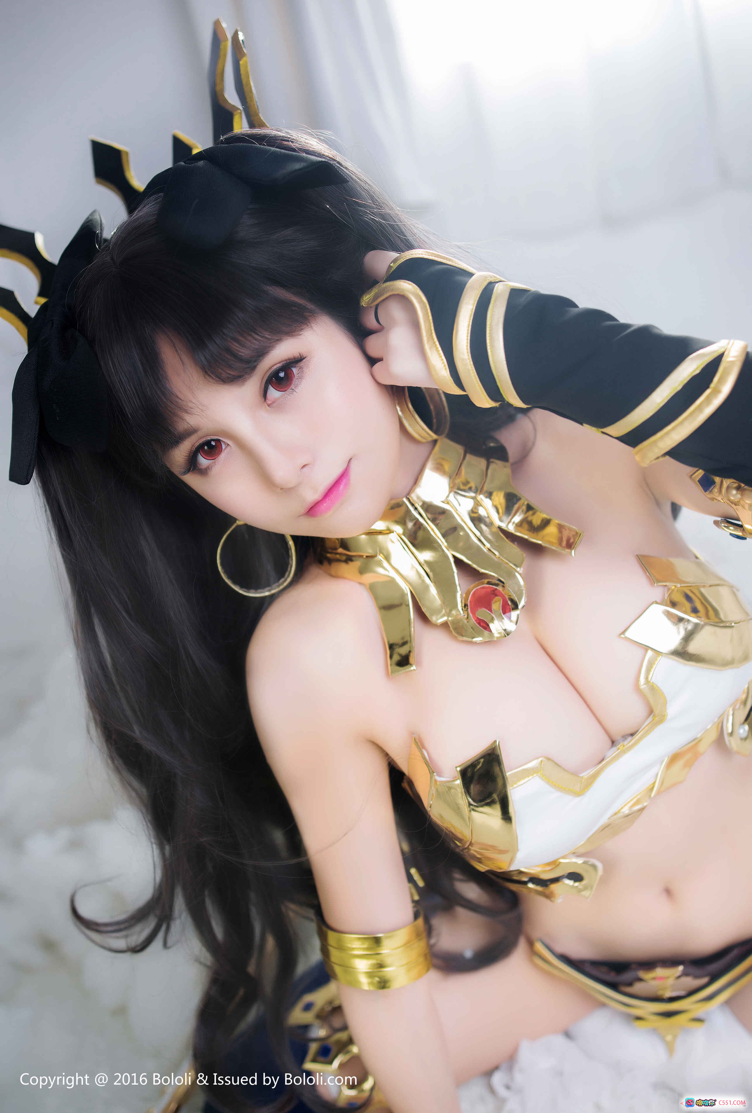 图片[8] - 夏美酱Archer角色卡｜金色战甲+华丽头饰+高颜值COS｜ATK12252 HP13695｜BoLoli波萝社VOL.041限定版 - 就要吻