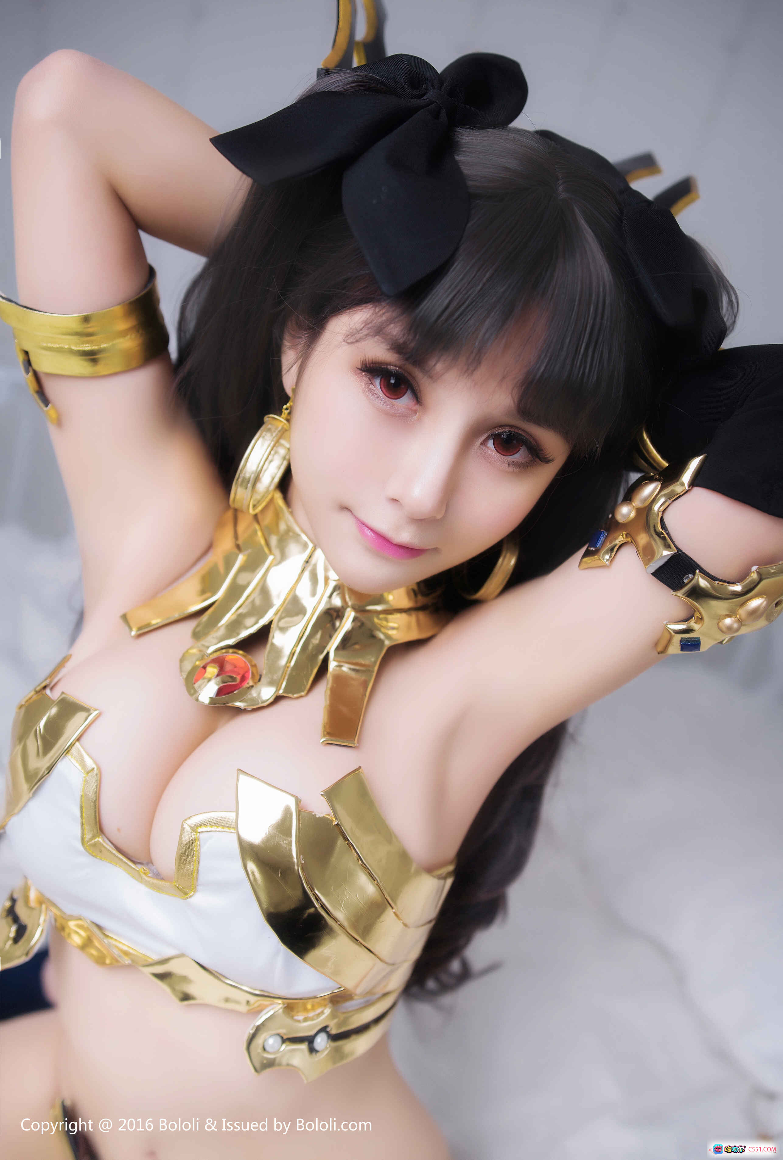 图片[7] - 夏美酱Archer角色卡｜金色战甲+华丽头饰+高颜值COS｜ATK12252 HP13695｜BoLoli波萝社VOL.041限定版 - 就要吻