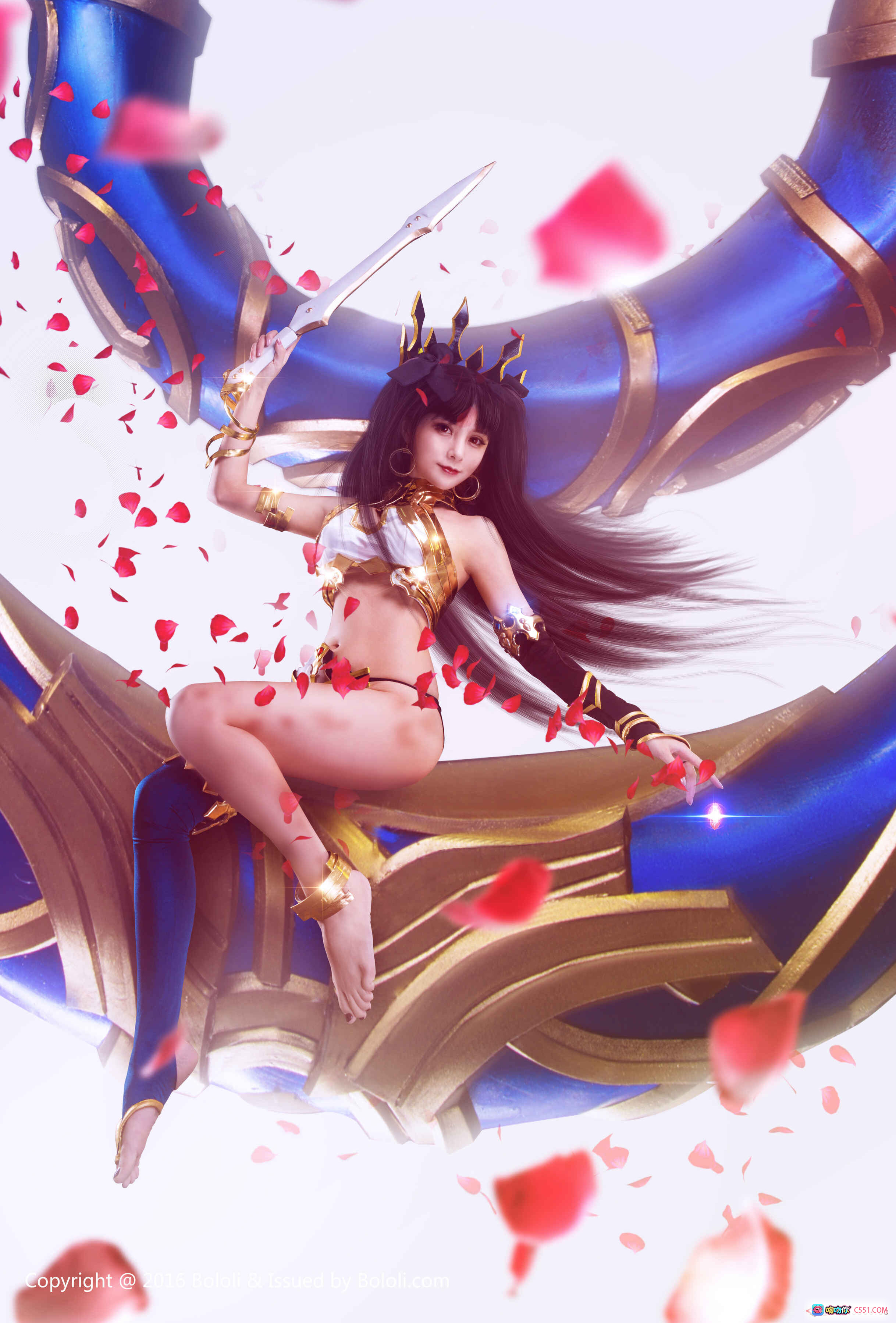 图片[9] - 夏美酱Archer角色卡｜金色战甲+华丽头饰+高颜值COS｜ATK12252 HP13695｜BoLoli波萝社VOL.041限定版 - 就要吻