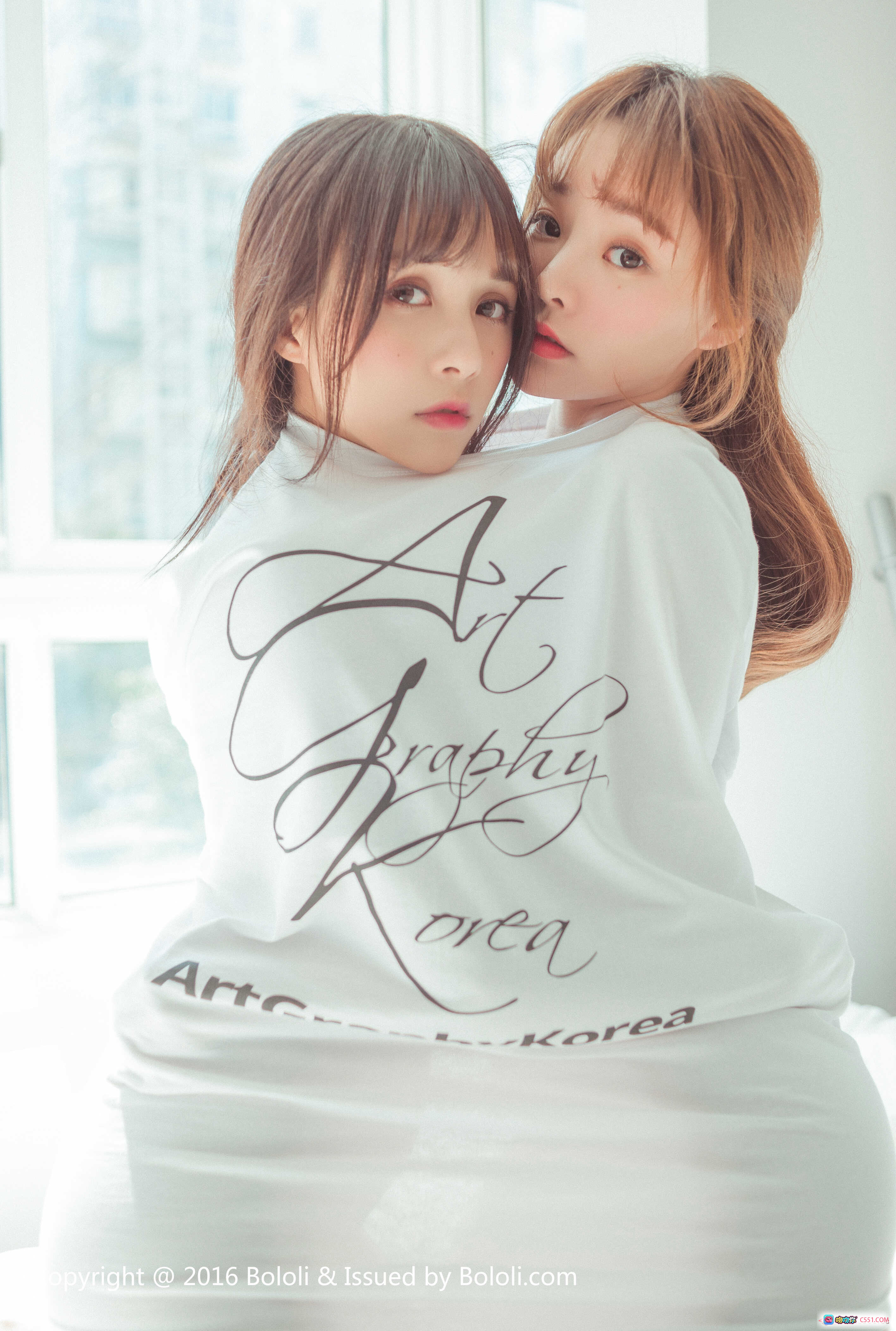 图片[4] - 柳侑绮双人写真 | BoLoli波萝社VOL.042 | 白色毛衣亲密互动 | ArtGraphyKorea艺术摄影 | 2017年4月7日高清图集 - 就要吻