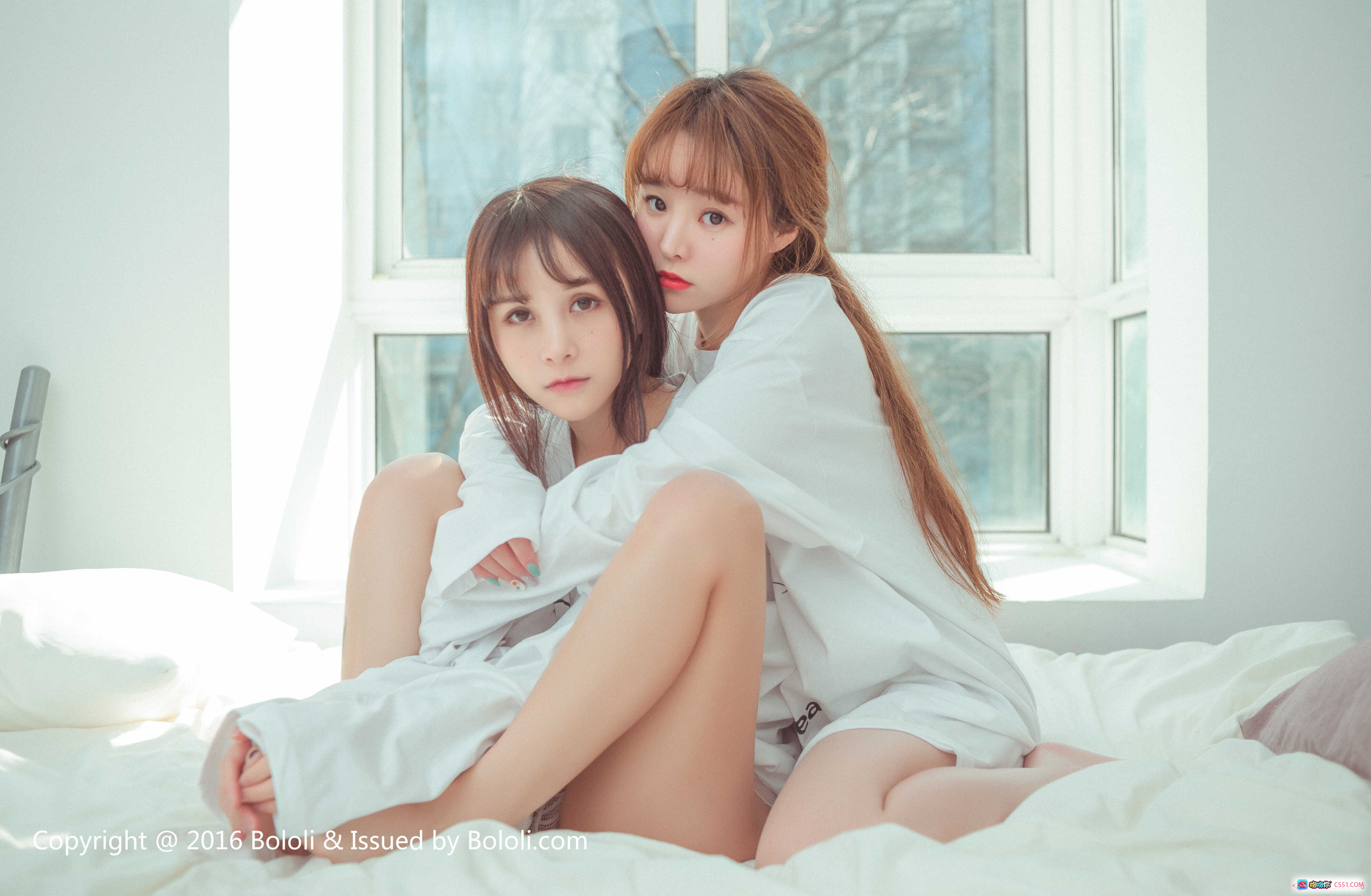 图片[5] - 柳侑绮双人写真 | BoLoli波萝社VOL.042 | 白色毛衣亲密互动 | ArtGraphyKorea艺术摄影 | 2017年4月7日高清图集 - 就要吻