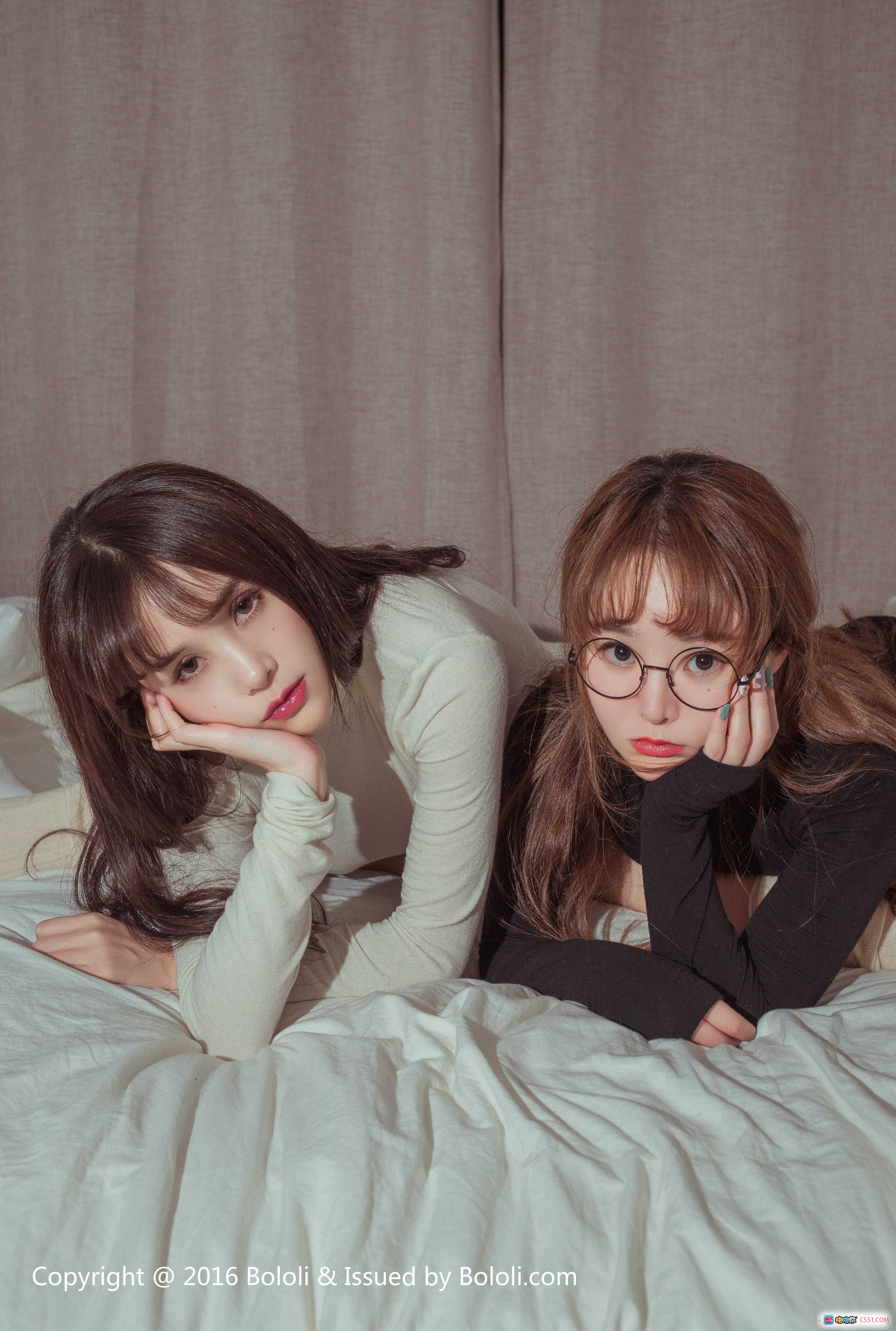 图片[3] - 柳侑绮双人写真 | BoLoli波萝社VOL.042 | 白色毛衣亲密互动 | ArtGraphyKorea艺术摄影 | 2017年4月7日高清图集 - 就要吻