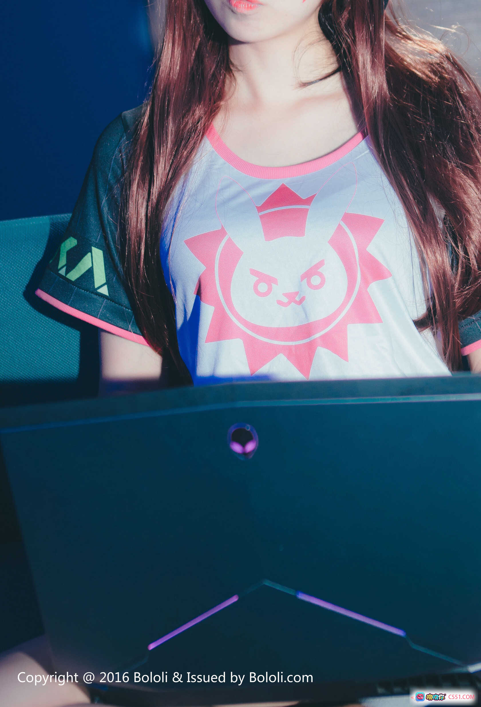 图片[10] - BoLoli波萝社VOL.120超凶诺Cosplay少女躺沙发戴耳机玩笔记本吃零食宅家写真42P高清图集 - 就要吻