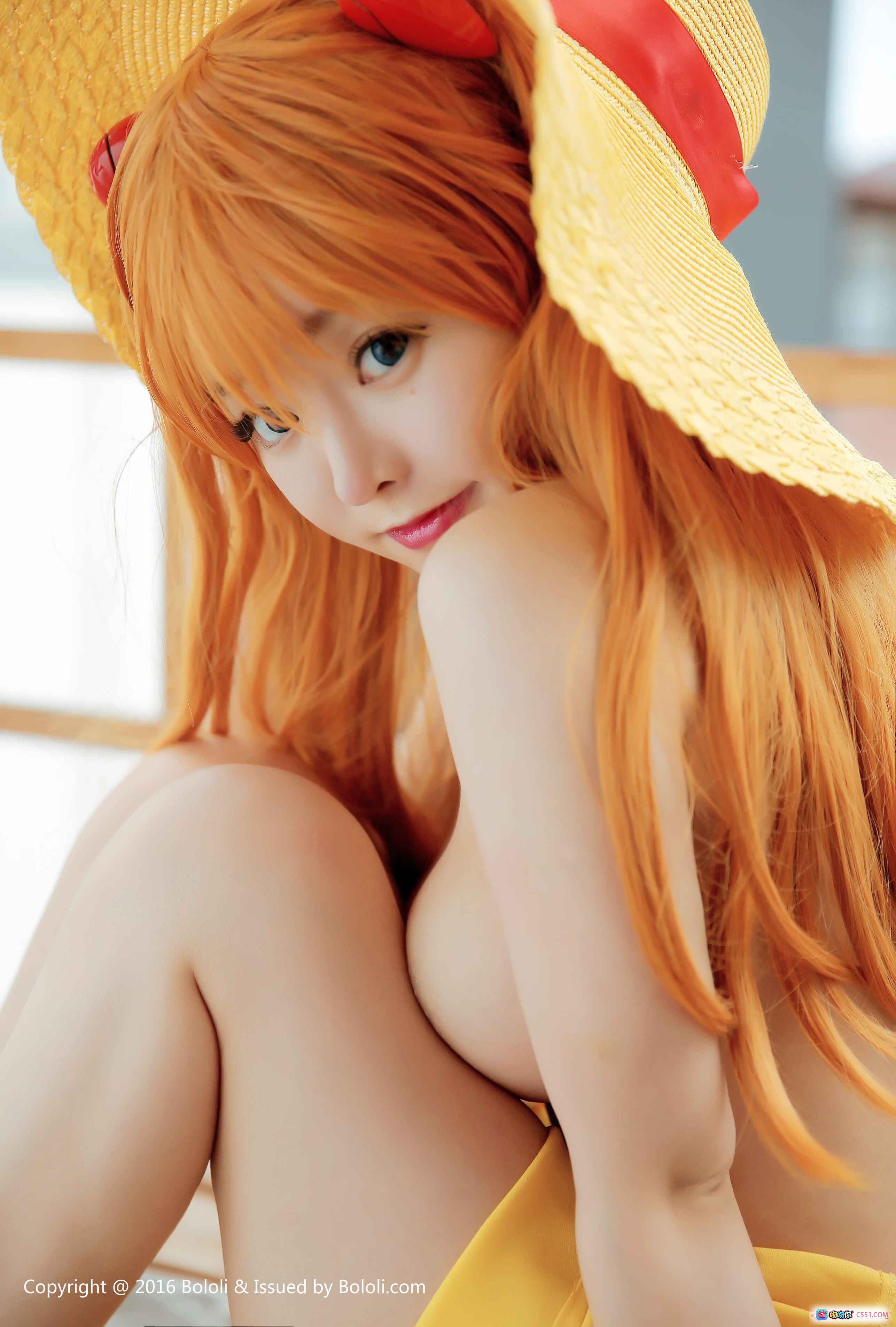 图片[8] - 柳侑绮Cosplay黄裙红发少女 日系户外写真 BoLoli波萝社VOL.110 2017.08.30 高清美图 - 就要吻