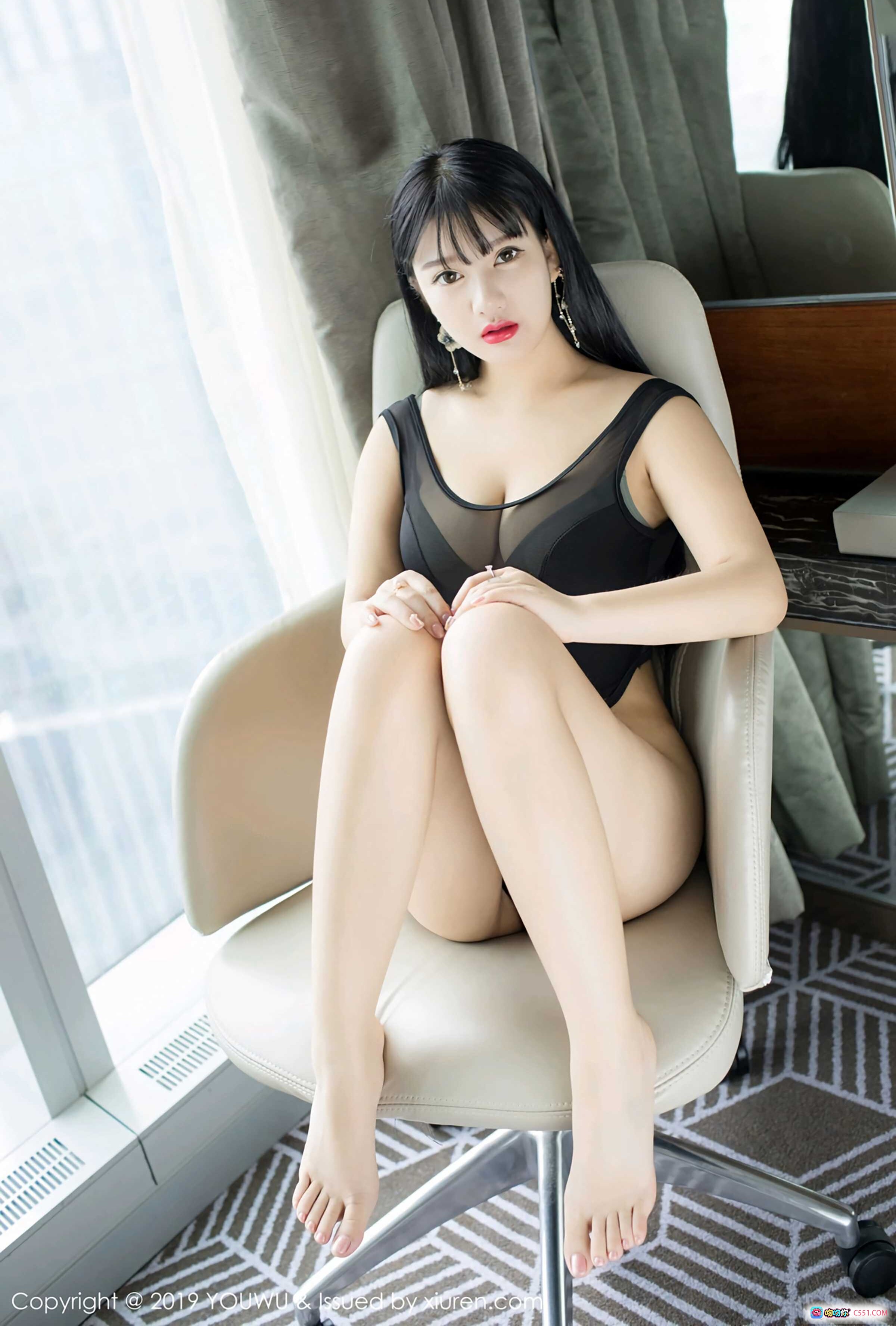 图片[8] - 小尤奈黑丝美腿性感写真 | YouWu尤物馆2019 Vol.138 | 优雅坐姿私房摄影 - 就要吻