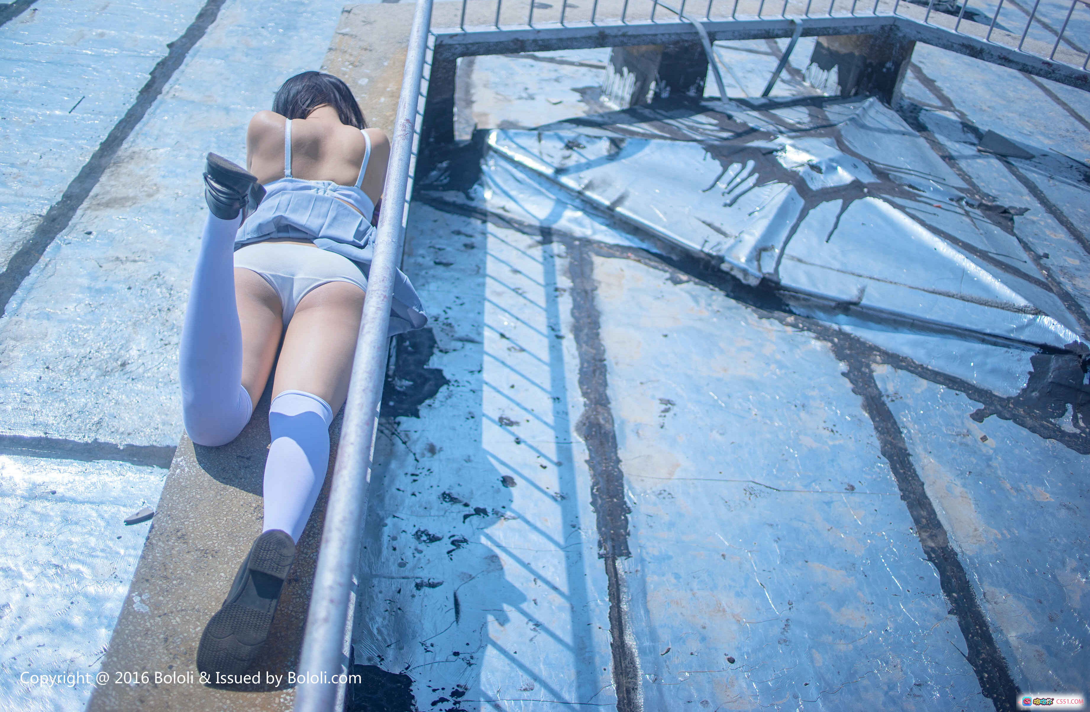 图片[7] - BoLoli波萝社VOL.096汐姐白色水手服性感写真40P高清图集阳光户外校园风少女摄影 - 就要吻