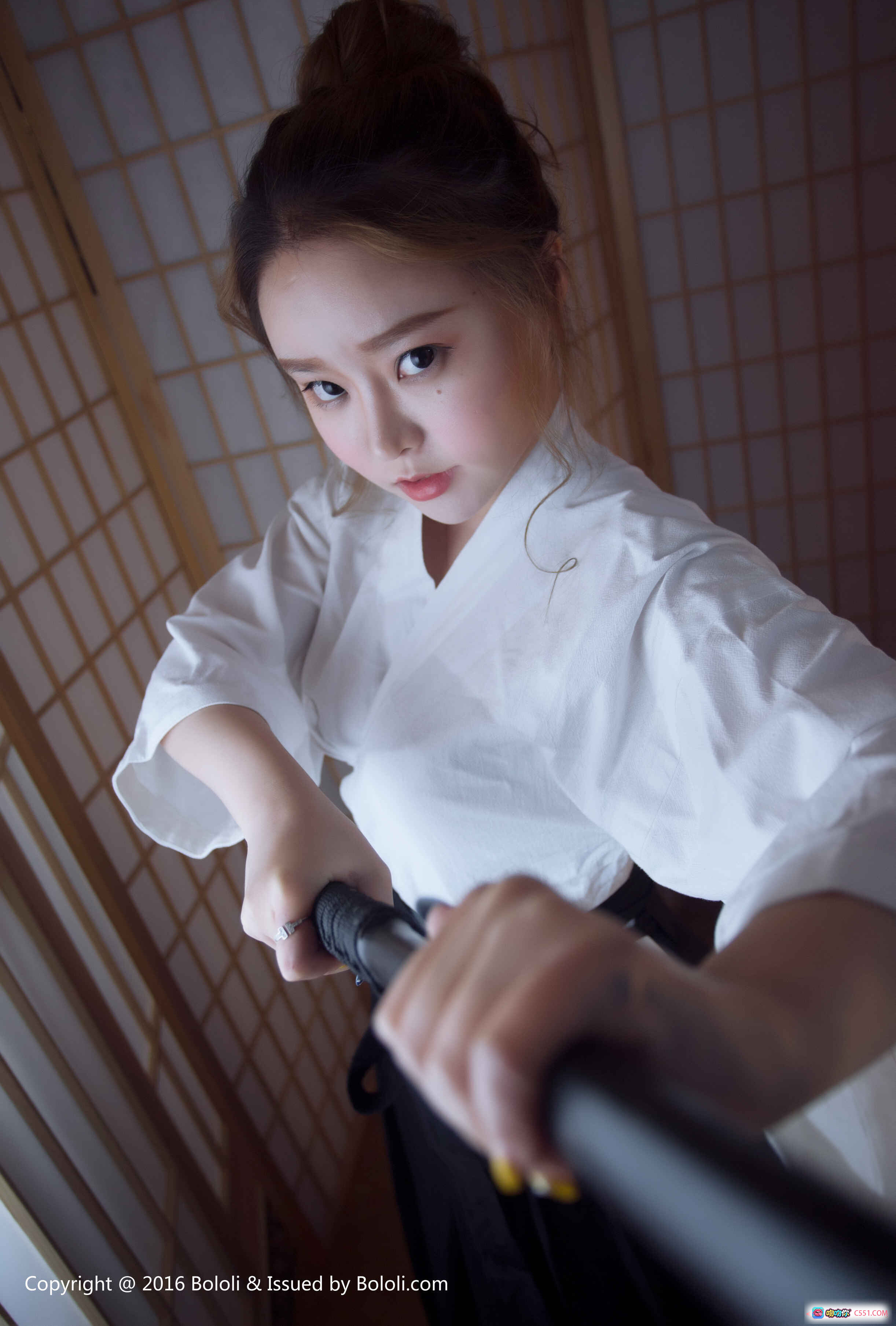 图片[7] - 柳侑绮剑道女武士写真 | BoLoli波萝社VOL.135 | 白衬衫日系和风摄影 | 2018年2月13日发布 - 就要吻