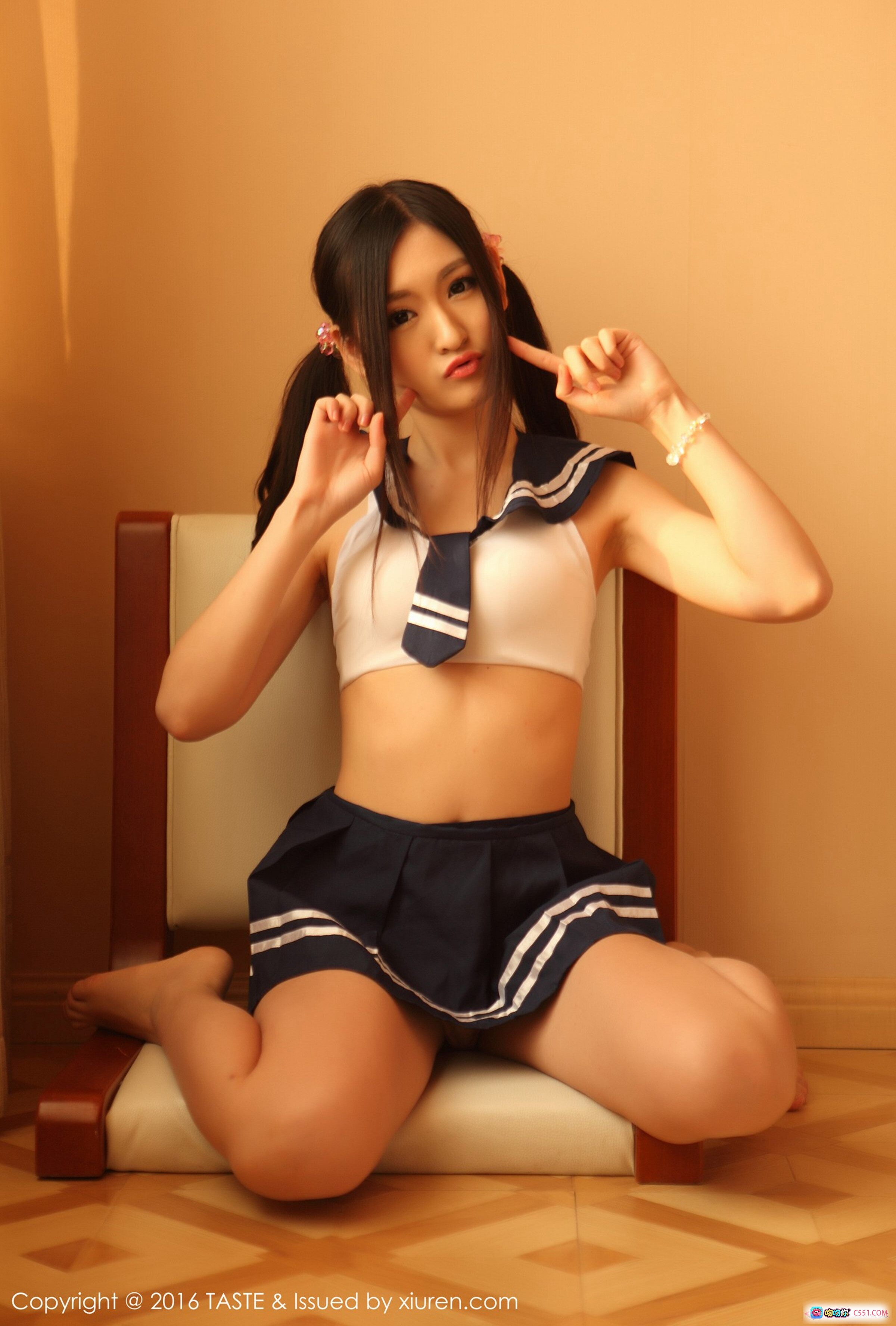 图片[6] - 沈梦瑶兔女郎写真 | 黑白蕾丝女仆装 | 甜美性感造型 | 2016 TASTE Vol.004 - 就要吻